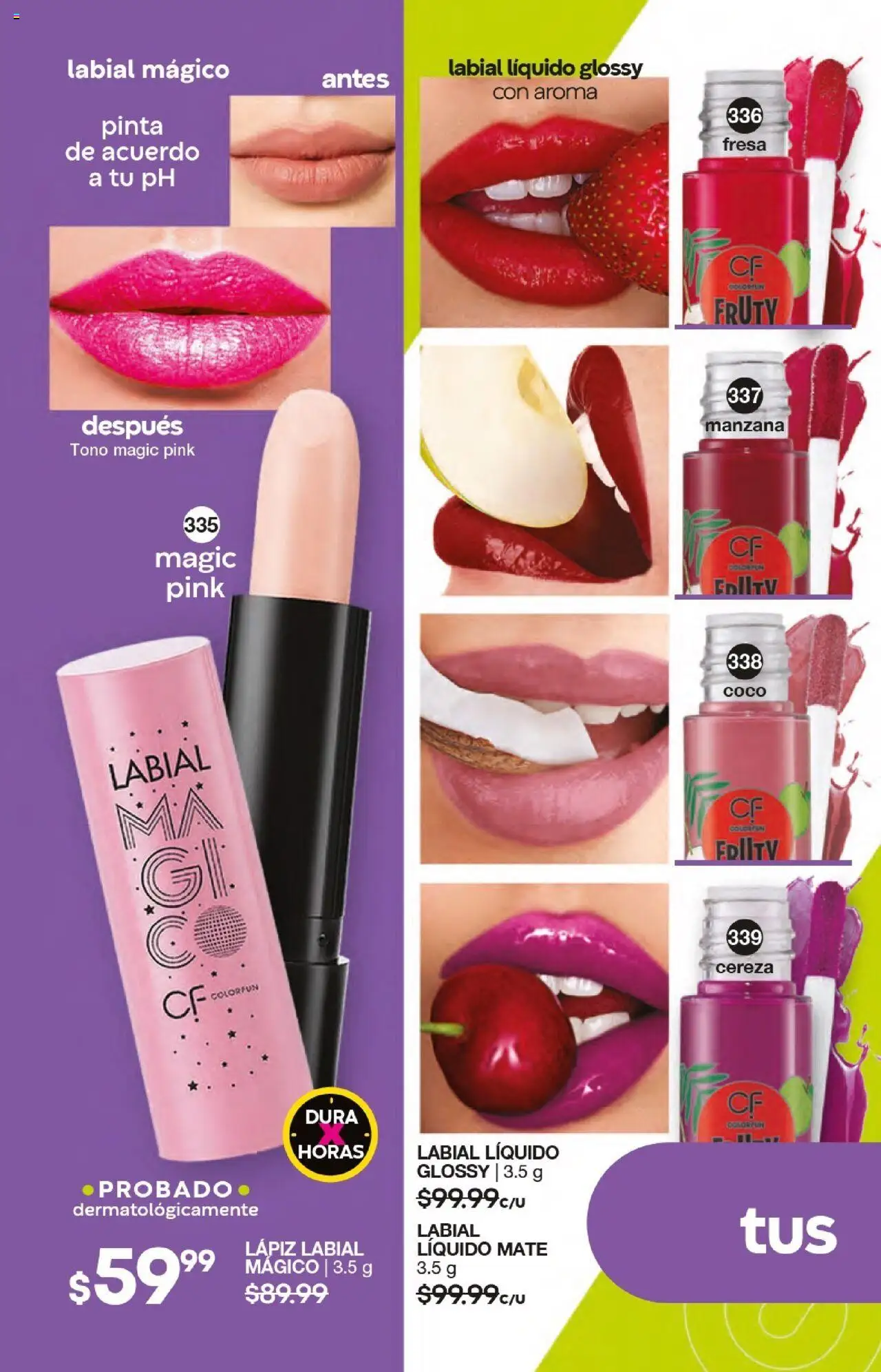 Nuevas ofertas de Fuller válidas en toda la República Mexicana desde el 17.09.2025. ¡Encuentra las mejores ofertas en Fuller - Campaña 12 2025! | Página: 134 | Productos: Fresa, Manzana, Mate, Lápiz labial