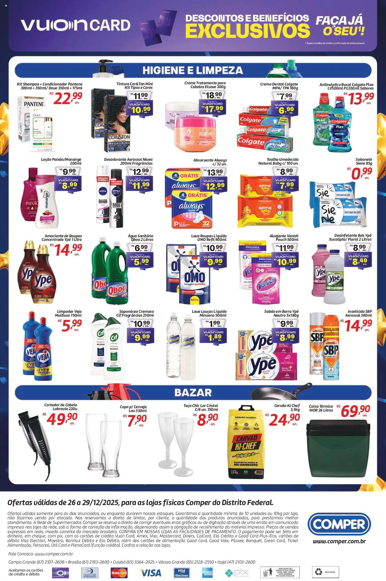 Comper Folheto - válido de 26.12.2025 | Página: 4 | Produtos: Carvão vegetal, Sabonete, Absorvente, Amaciante
