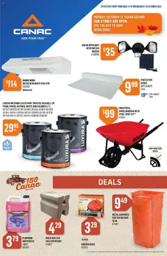 Preview of Canac weekly flyer from shop Canac valid from 09.10.2025