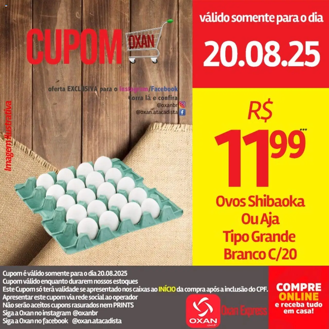 Oxan Atacadista Folheto - válido de 20.08.2025 | Página: 7 | Produtos: Ovos