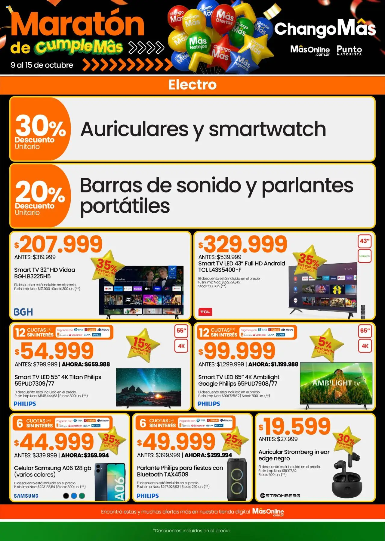 Punto Mayorista catálogo │ válido desde el 09.10.2025 | Página: 2 | Productos: Auriculares, Parlante