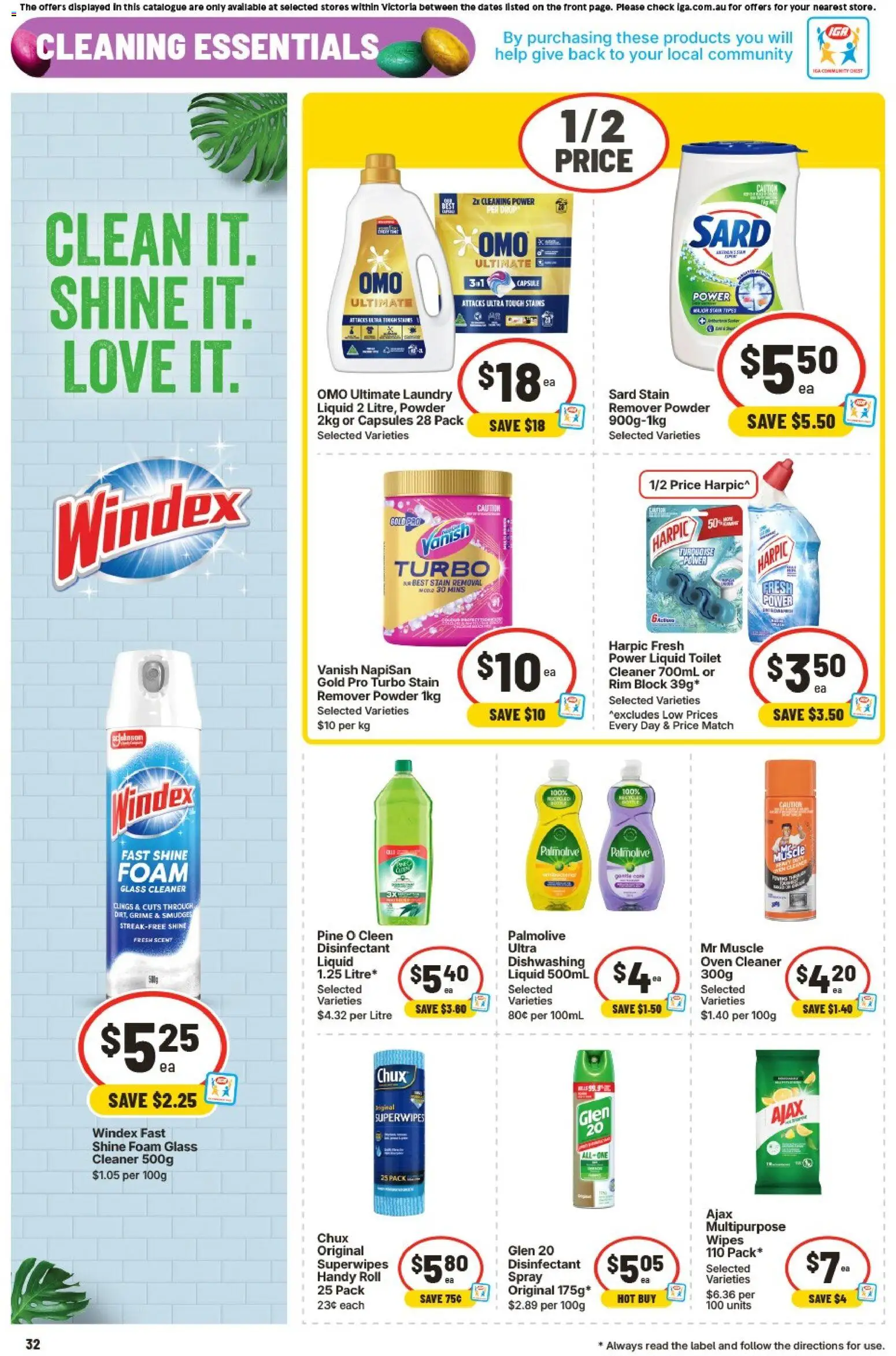 IGA catalogue - valid from 01.04.2026 | Page: 31 | Products: Toilet, Ham, Laundry, Multipurpose