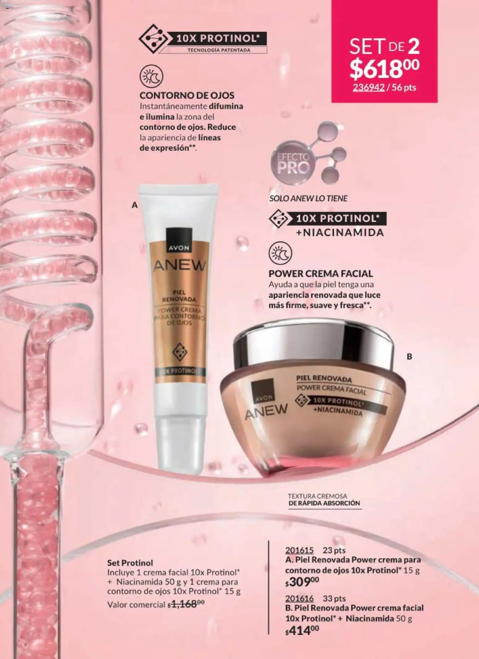 Nuevas ofertas de AVON válidas en toda la República Mexicana desde el 10.01.2026. ¡Encuentra las mejores ofertas en AVON campaña 2 2026! | Página: 123 | Productos: Contorno de ojos, Crema, Contorno