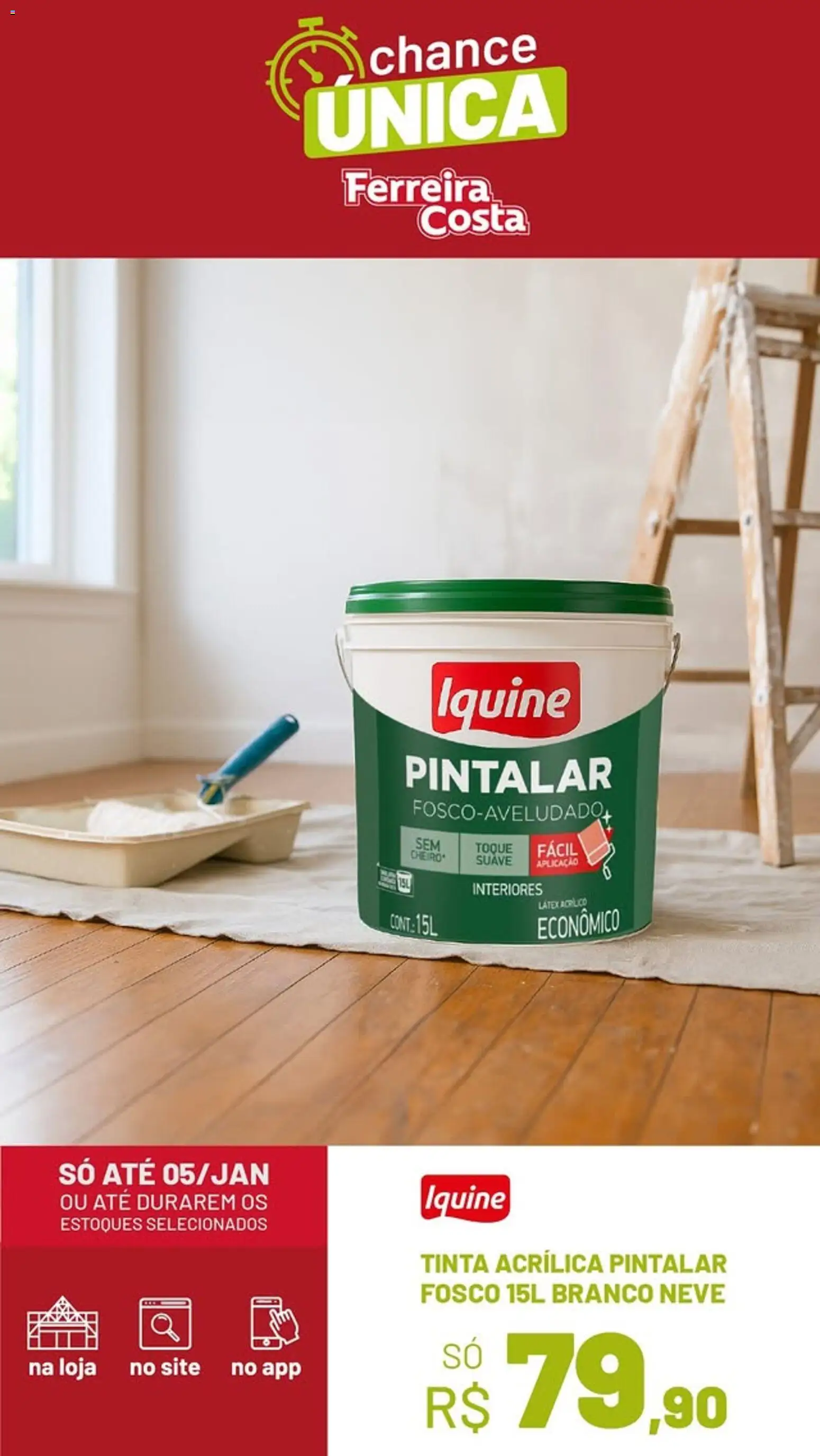 Ferreira Costa Folheto - válido de 31.12.2025 | Página: 5 | Produtos: Tinta