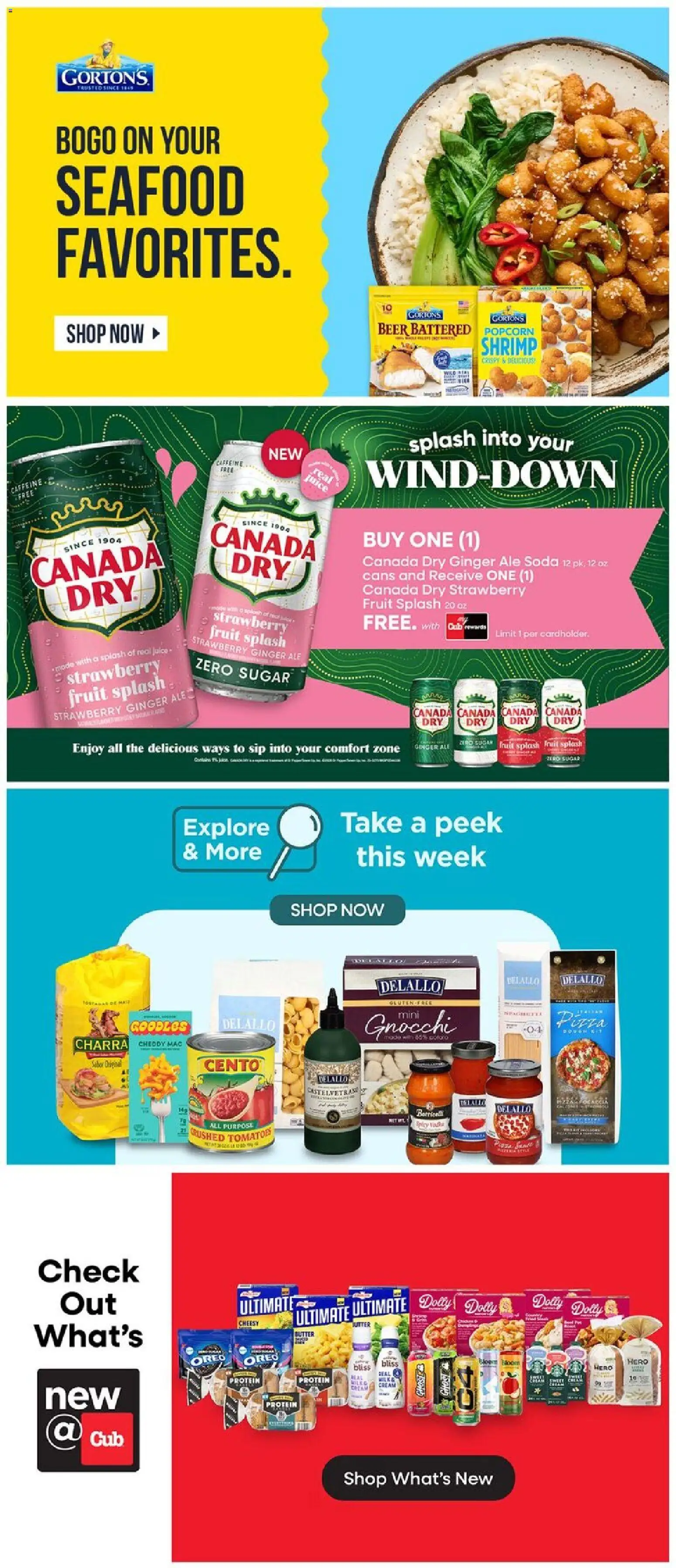 Cub Foods Weekly Ad - valid from 22.02.2026 | Page: 8 | Products: Ginger, Pizza, Beer, Tomatoes