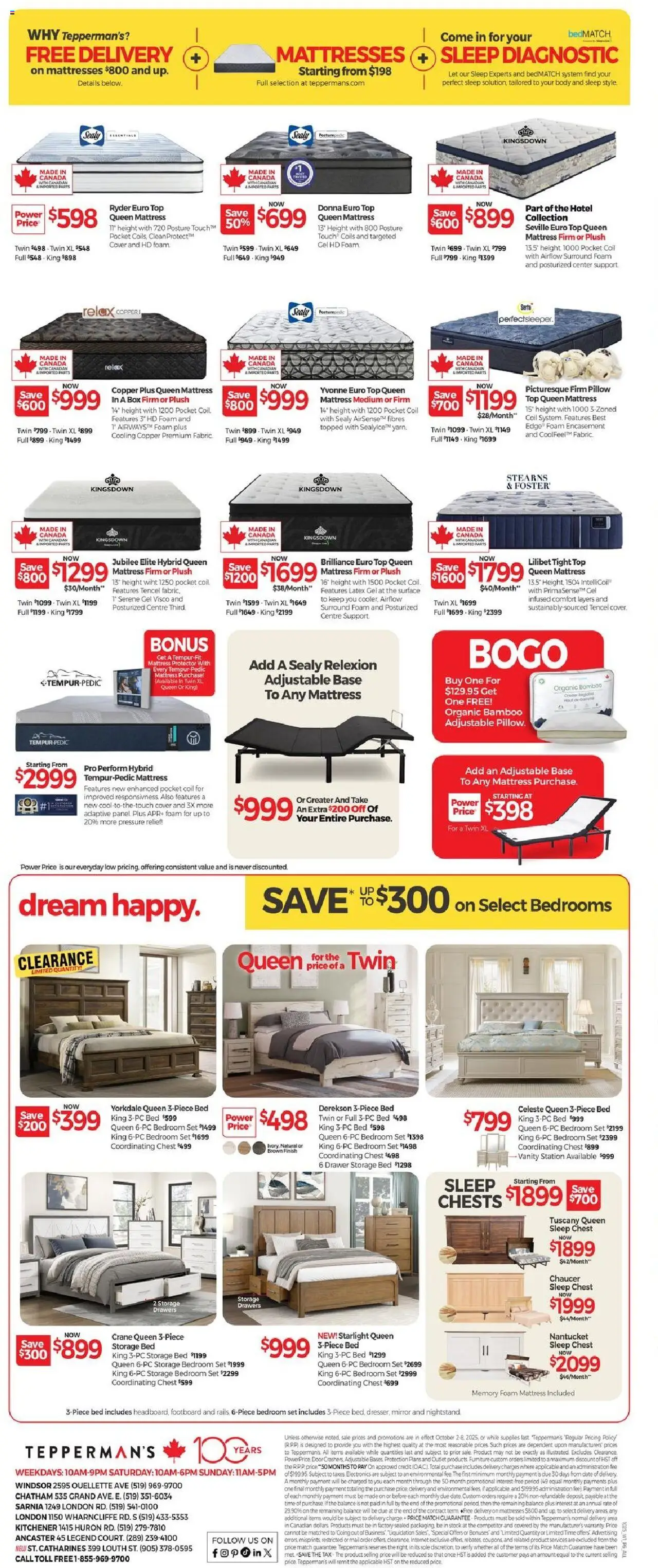 Tepperman's flyer valid from 02.10.2025 | Page: 11 | Products: PC, Pillow, Box, Mirror