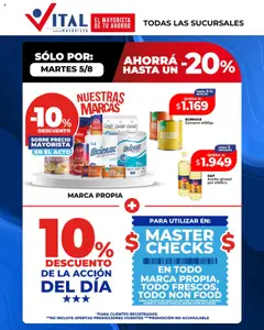 Vista previa Vital - Sólo por Martes válido desde el 05.08.2025