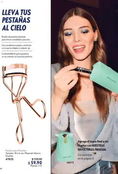 Vista previa de Oriflame campaña 12 2025, nuevo folleto de la tienda, válido en México a partir del 06.12.2025 | Página: 40 | Productos: Rizador
