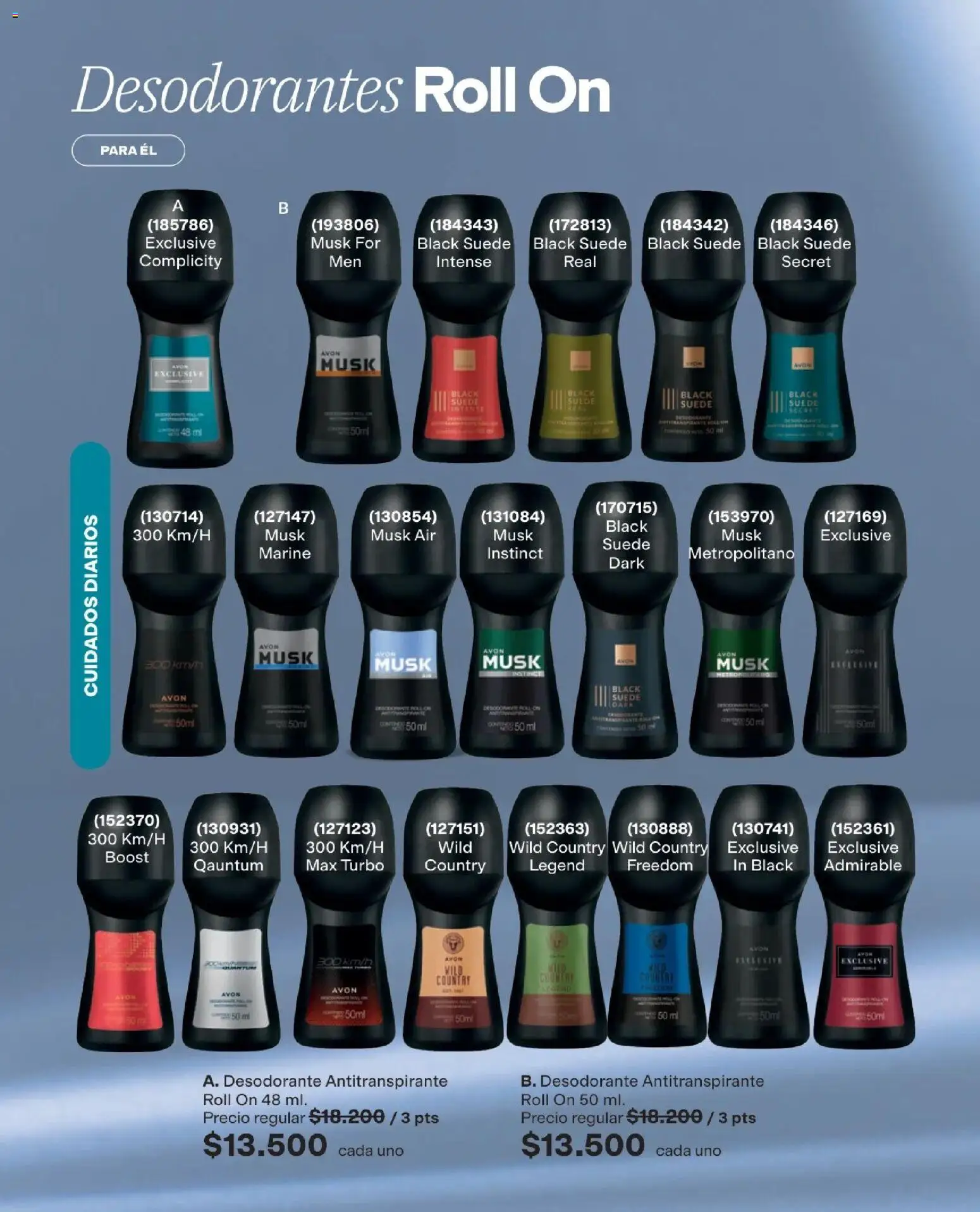 Avon revista - valida desde el 01.05.2026 | Página: 162 | Productos: Desodorante, Antitranspirante