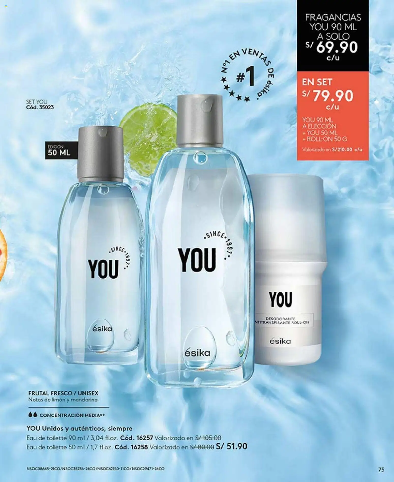 Catálogo Ésika válido desde 31.01.2026 | Página: 75 | Productos: Desodorante, EAU de Toilette