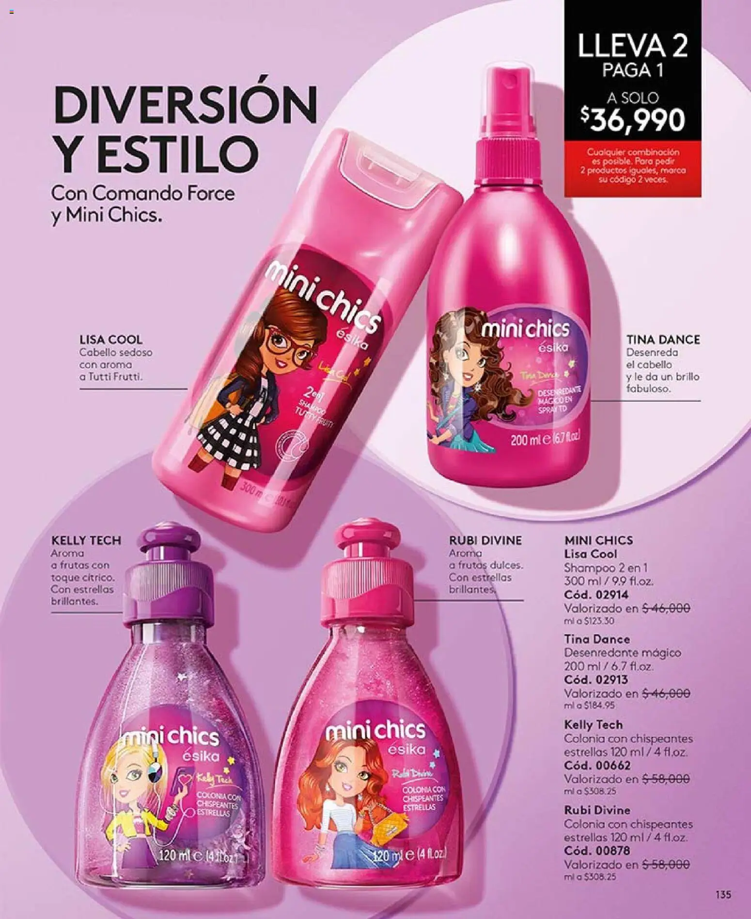 Ésika revista - valida desde el 03.11.2025 | Página: 147 | Productos: Shampoo, Brillo, Combinación