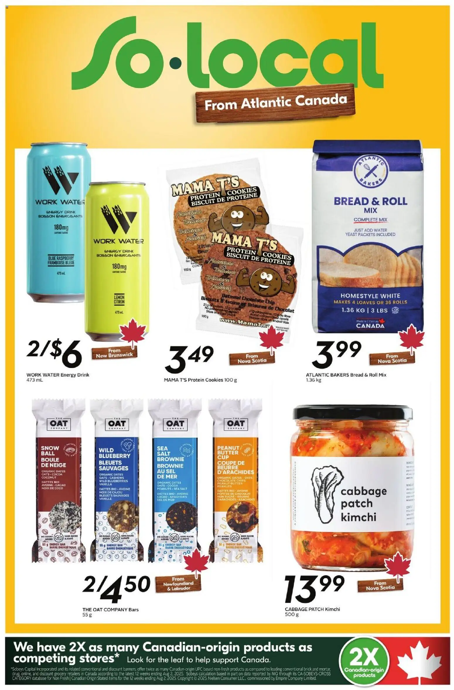 Sobeys flyer valid from 15.01.2026 | Page: 16 | Products: Cookies, Butter, Bread, Chocolate