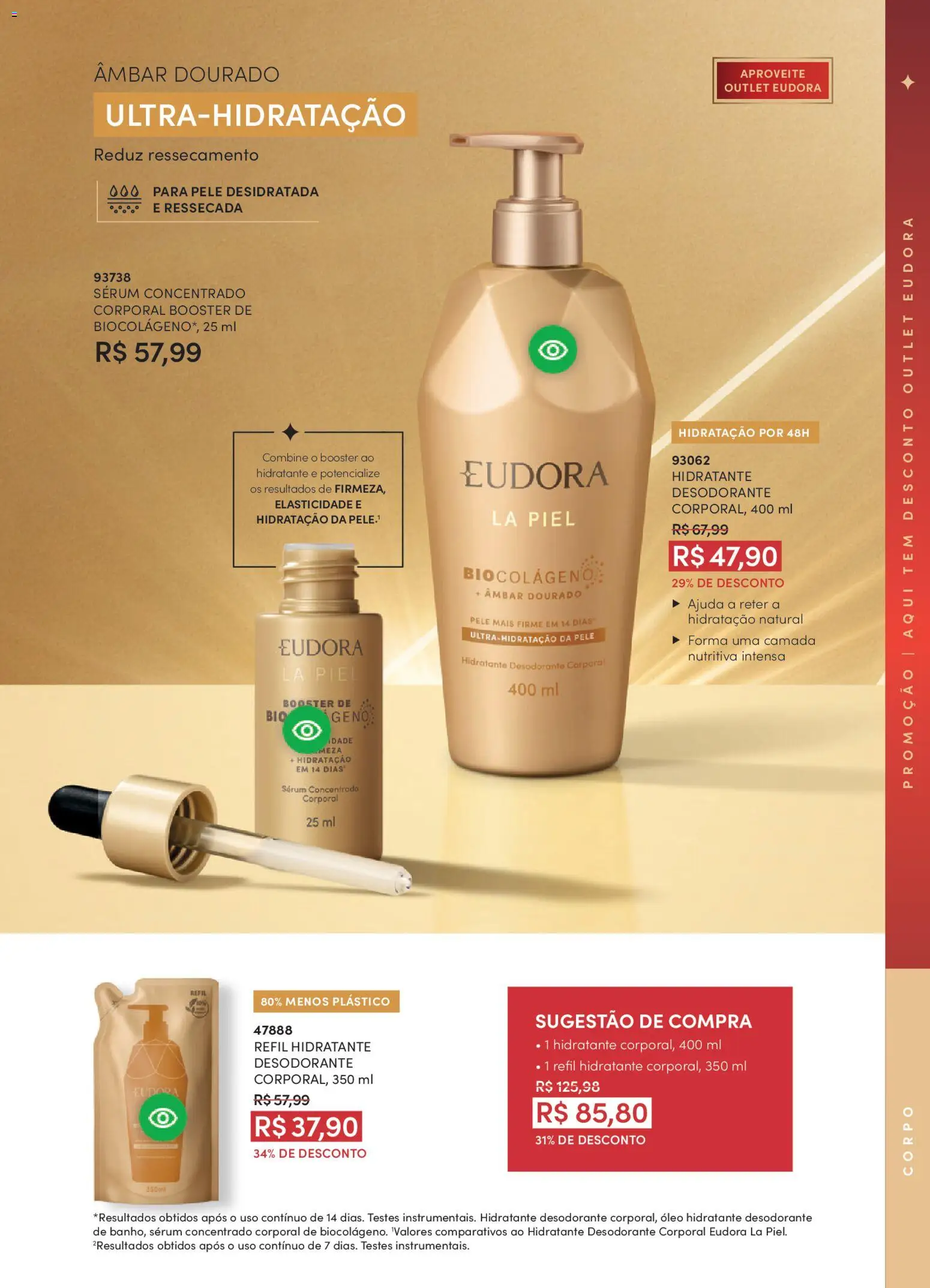 Eudora Folheto - válido de 17.12.2025 | Página: 124 | Produtos: Desodorante, Óleo, Sérum