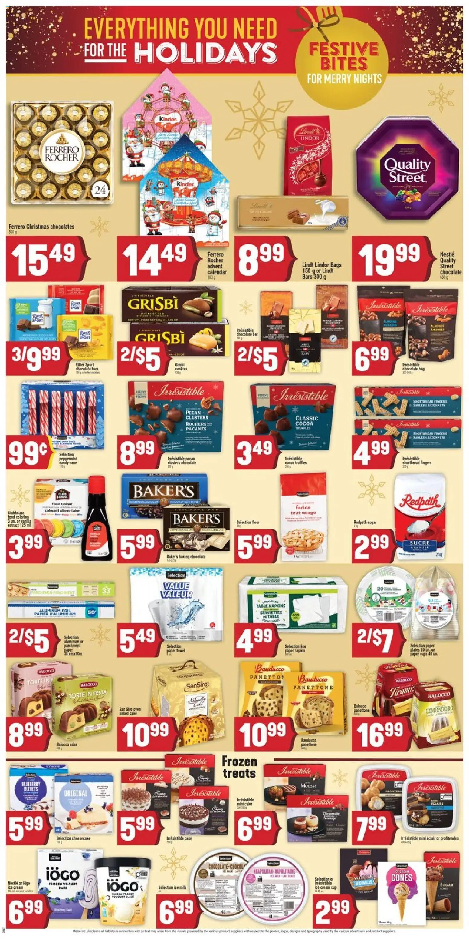 Adonis flyer valid from 27.11.2025 | Page: 9 | Products: Cream, Ice cream, Table, Chocolate