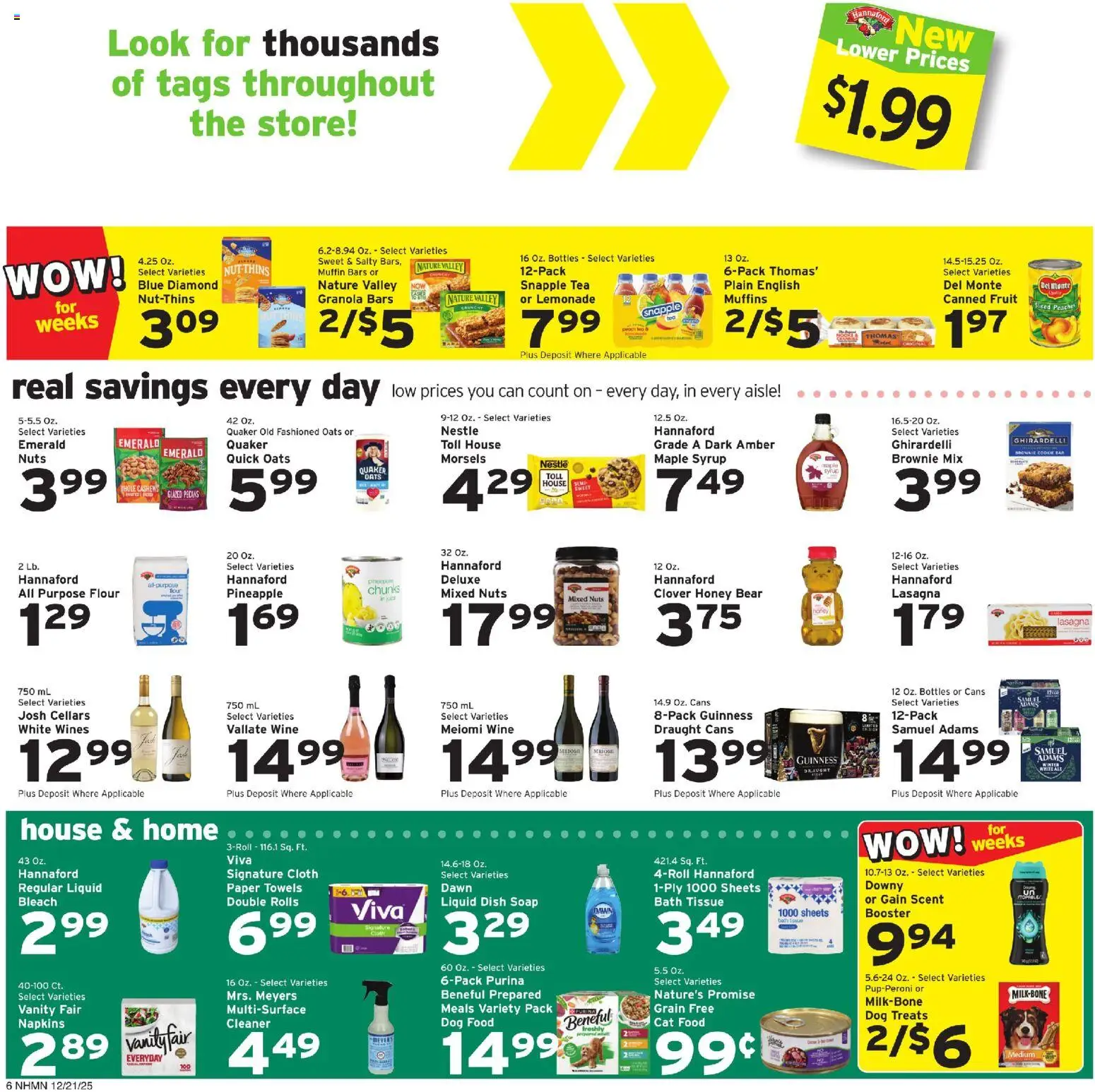 Hannaford Weekly Ad - valid from 21.12.2025 | Page: 6 | Products: Bath, Dog Treats, Soap, Muffin