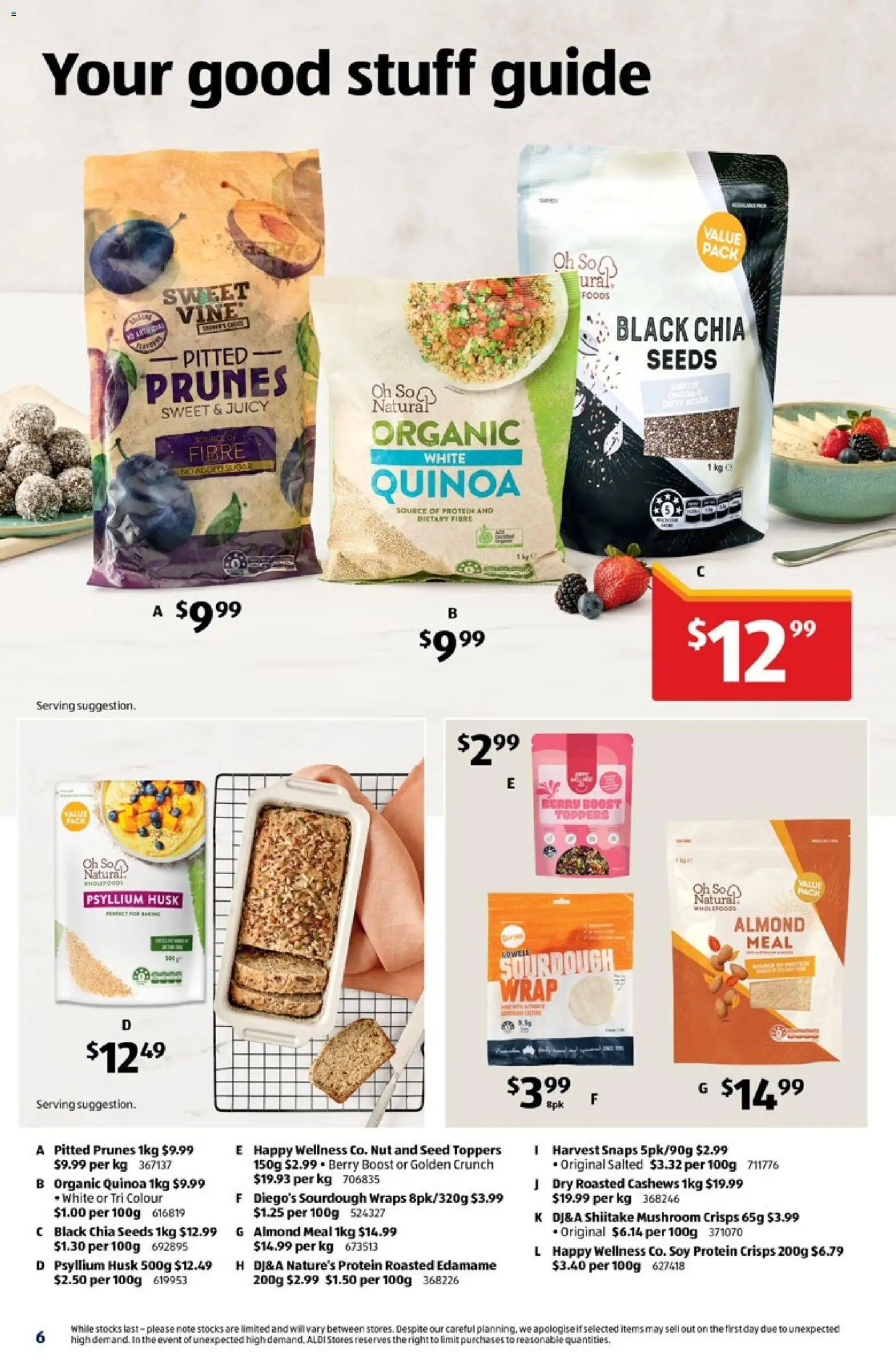 Aldi catalogue - valid from 14.01.2026 | Page: 6 | Products: Seeds, Sugar