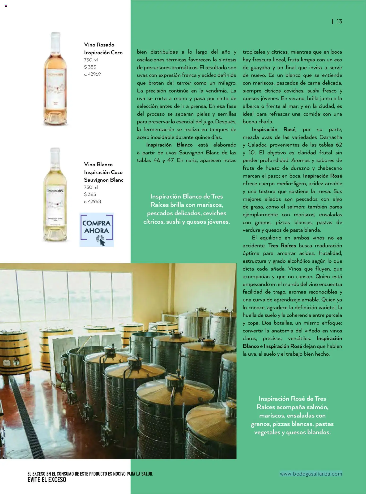 Nuevas ofertas de Bodegas Alianza válidas en toda la República Mexicana desde el 01.01.2026. ¡Encuentra las mejores ofertas en Bodegas Alianza catálogo! | Página: 15 | Productos: Durazno, Uva, Cinta, Vino