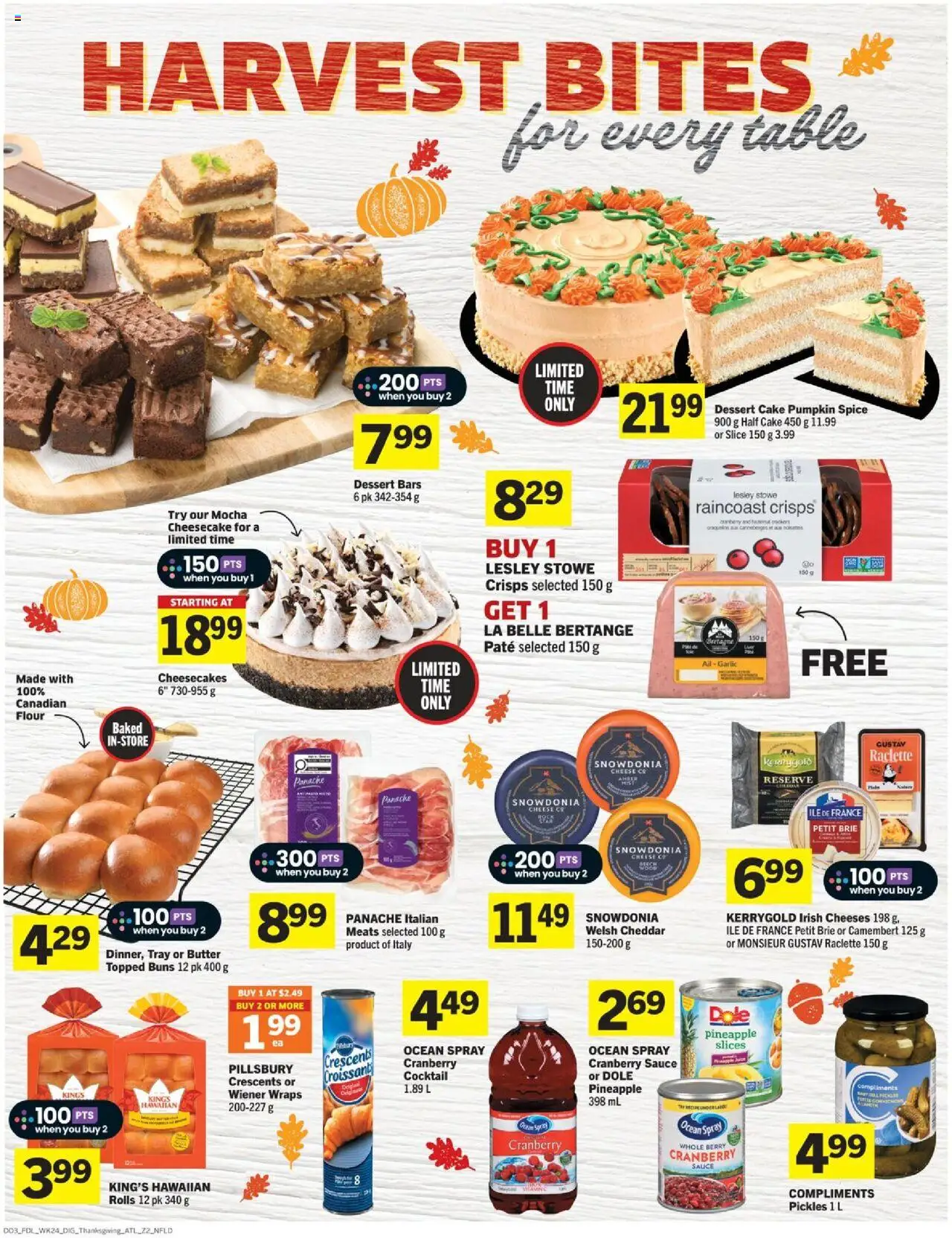 Foodland flyer valid from 09.10.2025 | Page: 8 | Products: Pineapple, Table, Butter, Cheese
