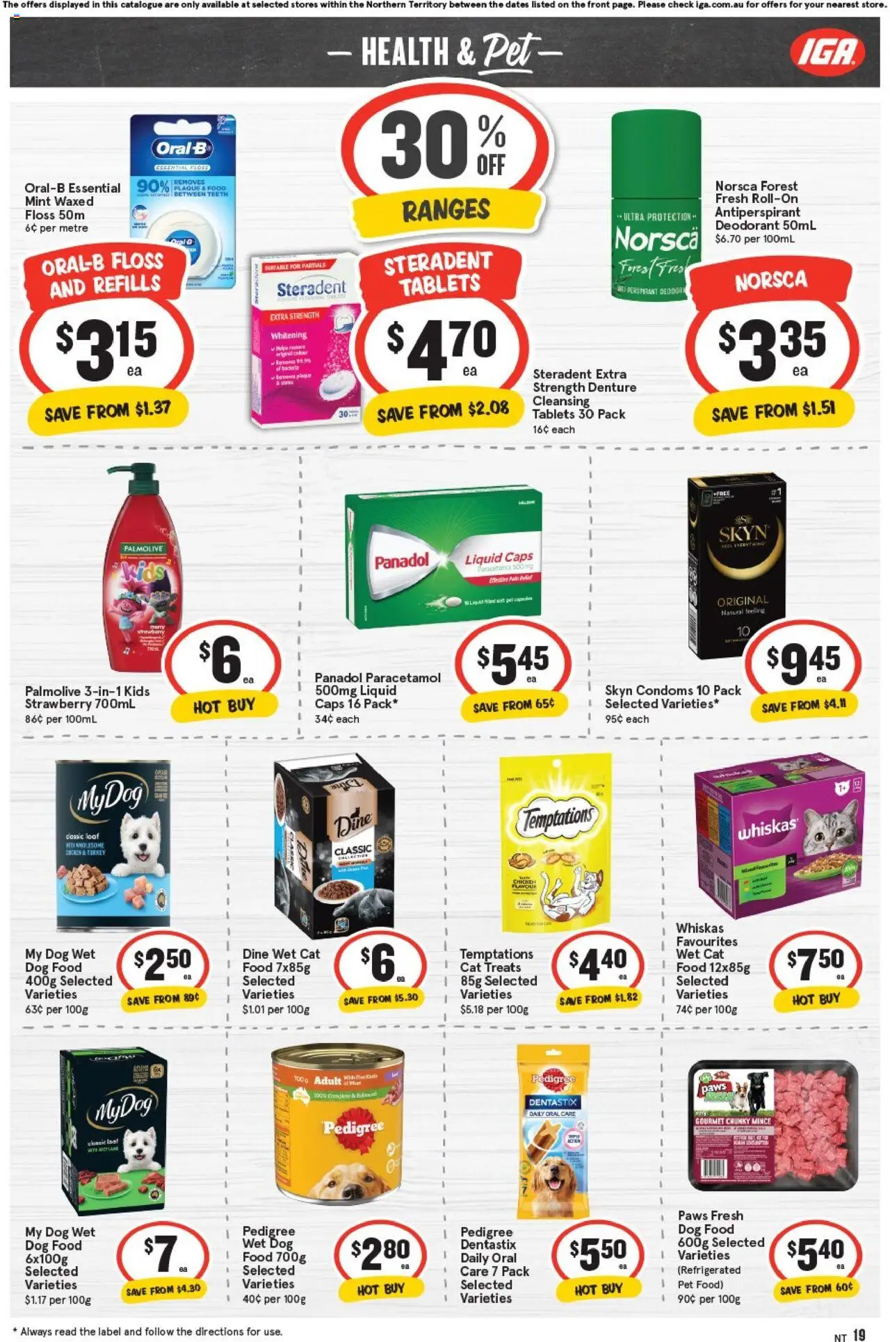 IGA catalogue - valid from 22.10.2025 | Page: 15 | Products: Deodorant, Antiperspirant, Dog food, Turkey