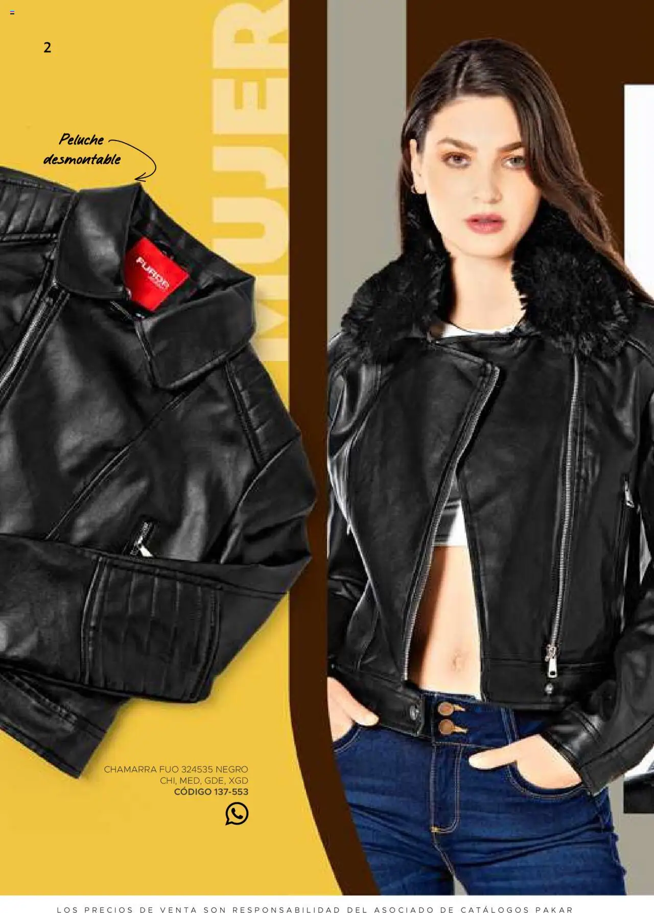 Nuevas ofertas de SC Pakar válidas en toda la República Mexicana desde el 24.07.2025. ¡Encuentra las mejores ofertas en SC Pakar Catálogo Ropa y Accesorios! | Página: 2 | Productos: Chamarra