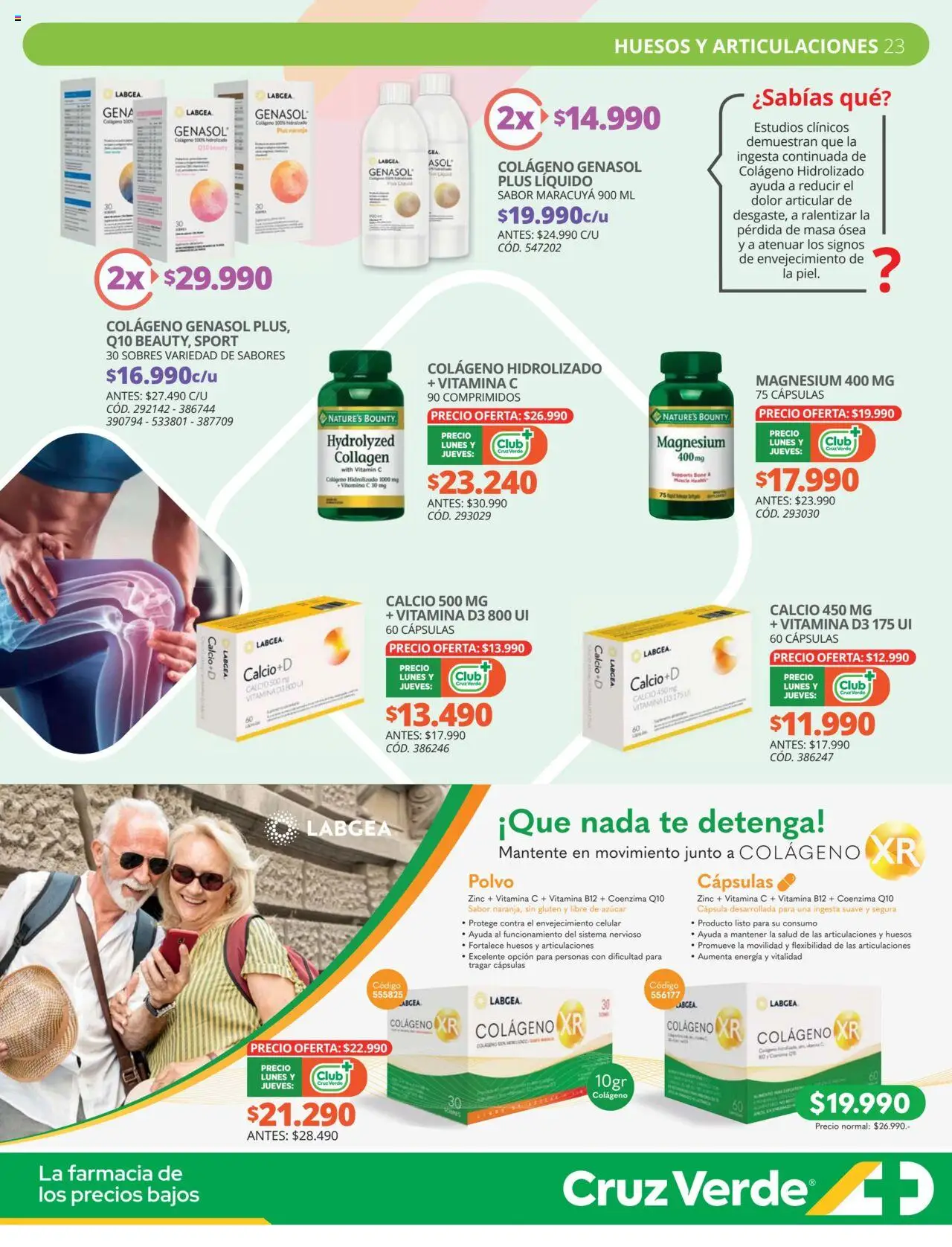 Ofertas Invierno Cruz Verde │ válido desde el 01.08.2025 | Página: 23 | Productos: Polvo, Té, Azucar