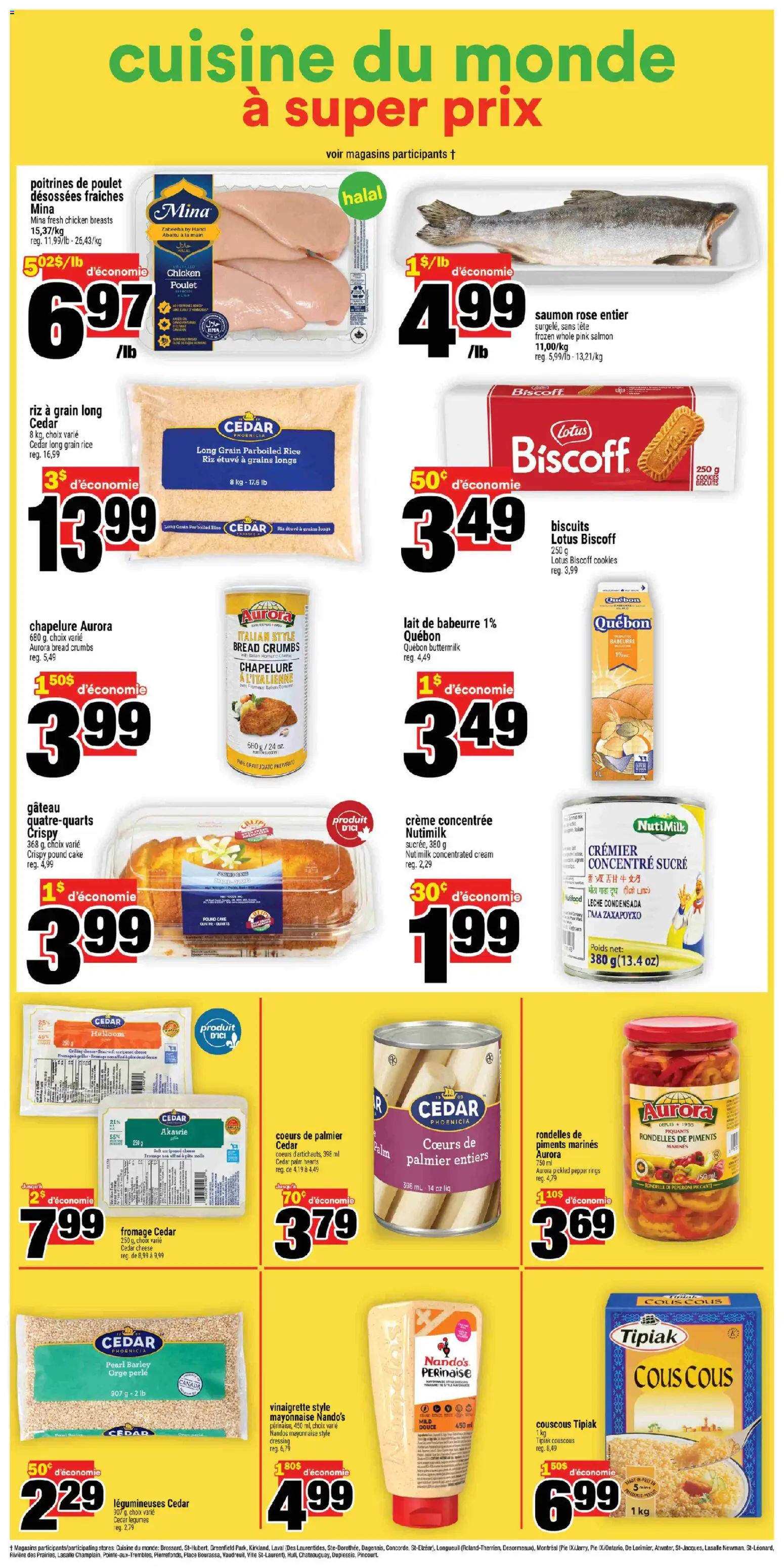 Super C flyer valid from 16.04.2026 | Page: 9 | Products: Chicken breasts, Cheese, Bread, Chicken