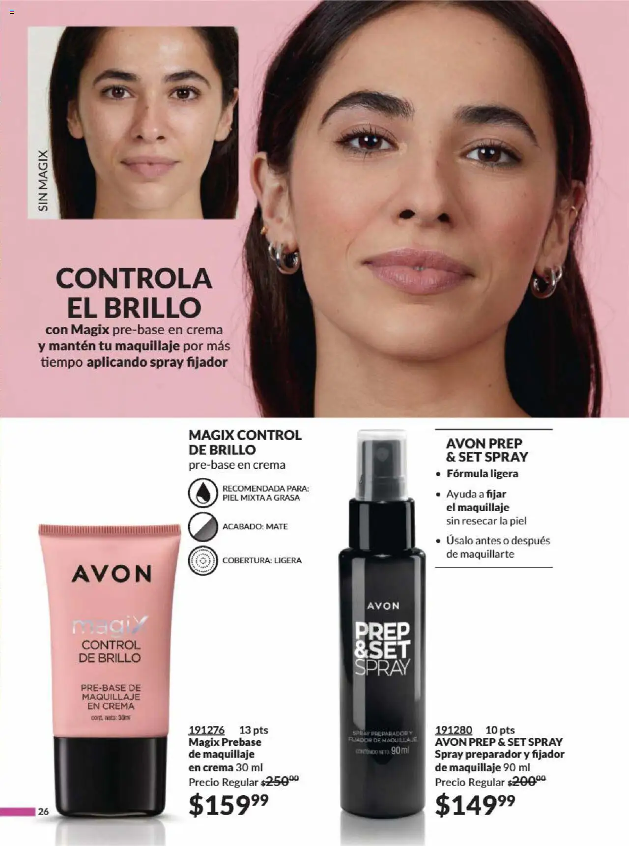 Nuevas ofertas de AVON válidas en toda la República Mexicana desde el 09.08.2025. ¡Encuentra las mejores ofertas en AVON - Campaña 13 2025! | Página: 31 | Productos: Fijador, Brillo, Mate, Maquillaje