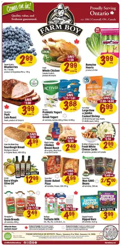 Preview of Farm Boy weekly flyer / circulaire from shop Farm Boy valid from 08.01.2026