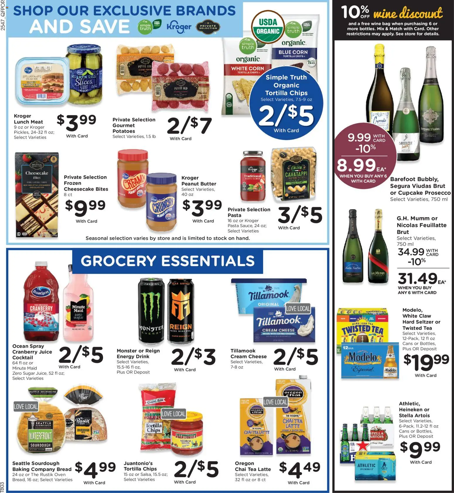 QFC Weekly Ad - OR - valid from 26.12.2025 | Page: 6 | Products: Corn, Bread, Juice, Tea