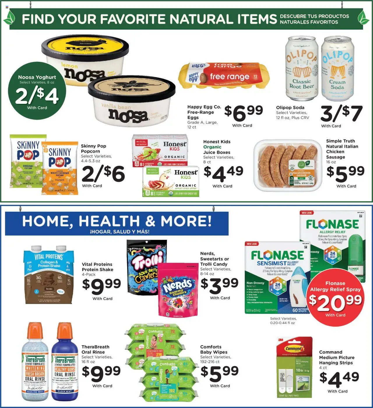 Ralphs Weekly Ad - CA - valid from 01.10.2025 | Page: 8 | Products: Eggs, Juice, Sausage, 2人掛けソファ