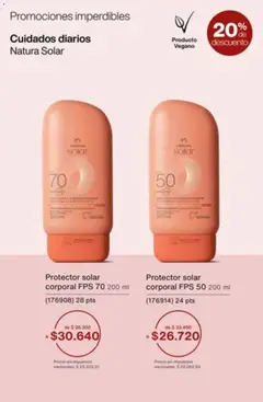 Vista previa Catálogo Natura Ciclo 1/2026 válido desde el 04.12.2025 | Página: 49 | Productos: Protector solar