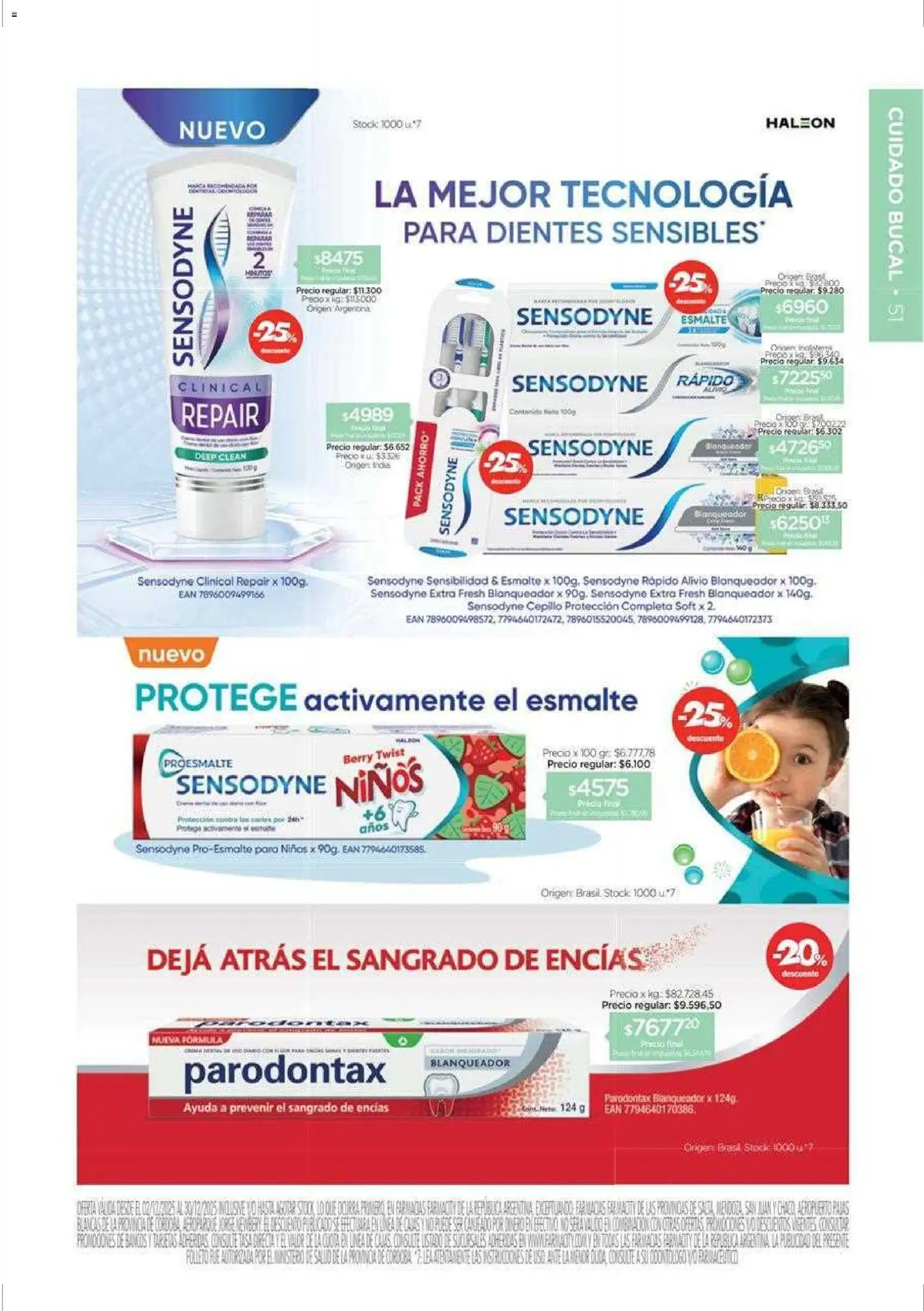 Farmacity catálogo │ válido desde el 02.12.2025 | Página: 51 | Productos: Cepillo