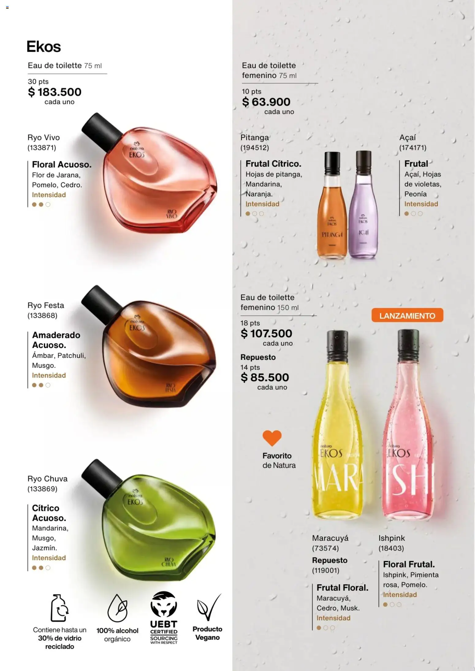 Natura revista - valida desde el 01.02.2026 | Página: 63 | Productos: Pimienta, Maracuyá, Eau de toilette, Tintura