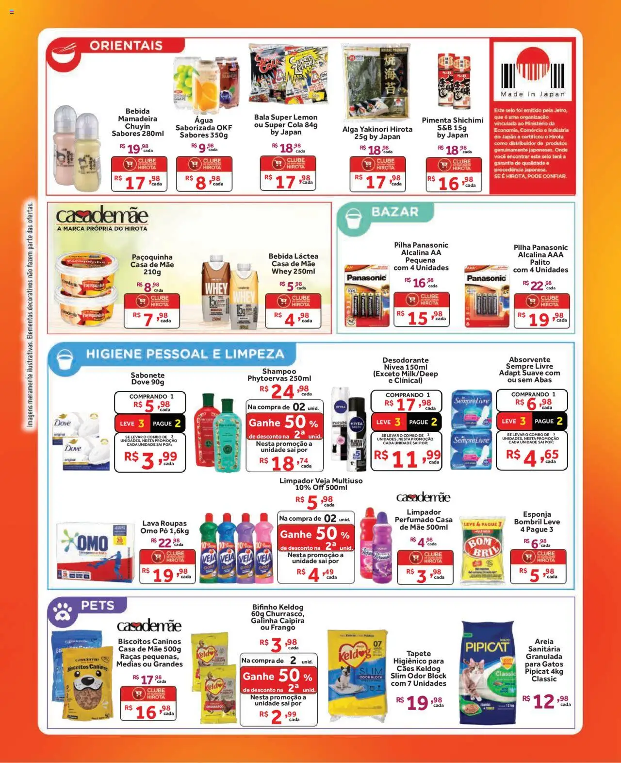 Hirota Food Folheto - válido de 24.09.2025 | Página: 4 | Produtos: Pó, Esponja, Tapete, Absorvente