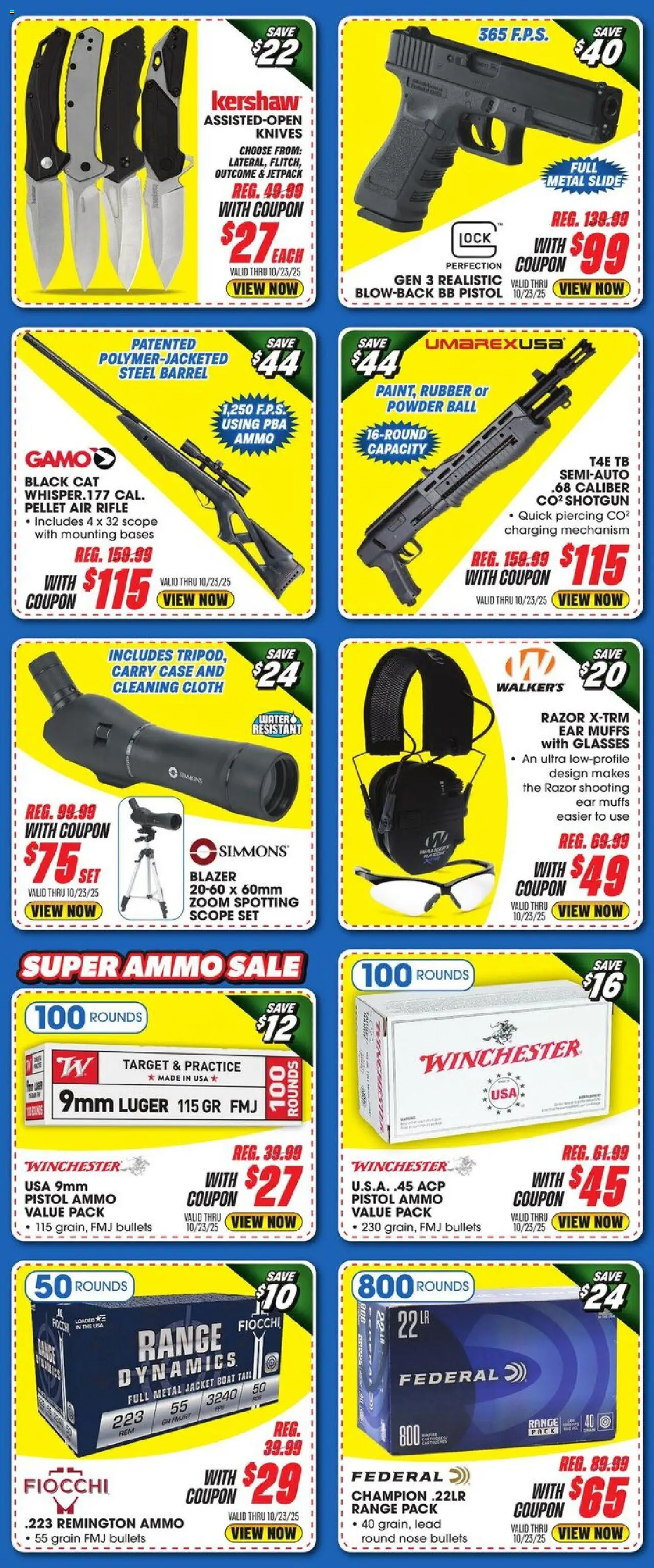 Big 5 Sporting Goods Weekly Ad - valid from 17.10.2025 | Page: 7 | Products: Powder, Jacket, Case, Rifle