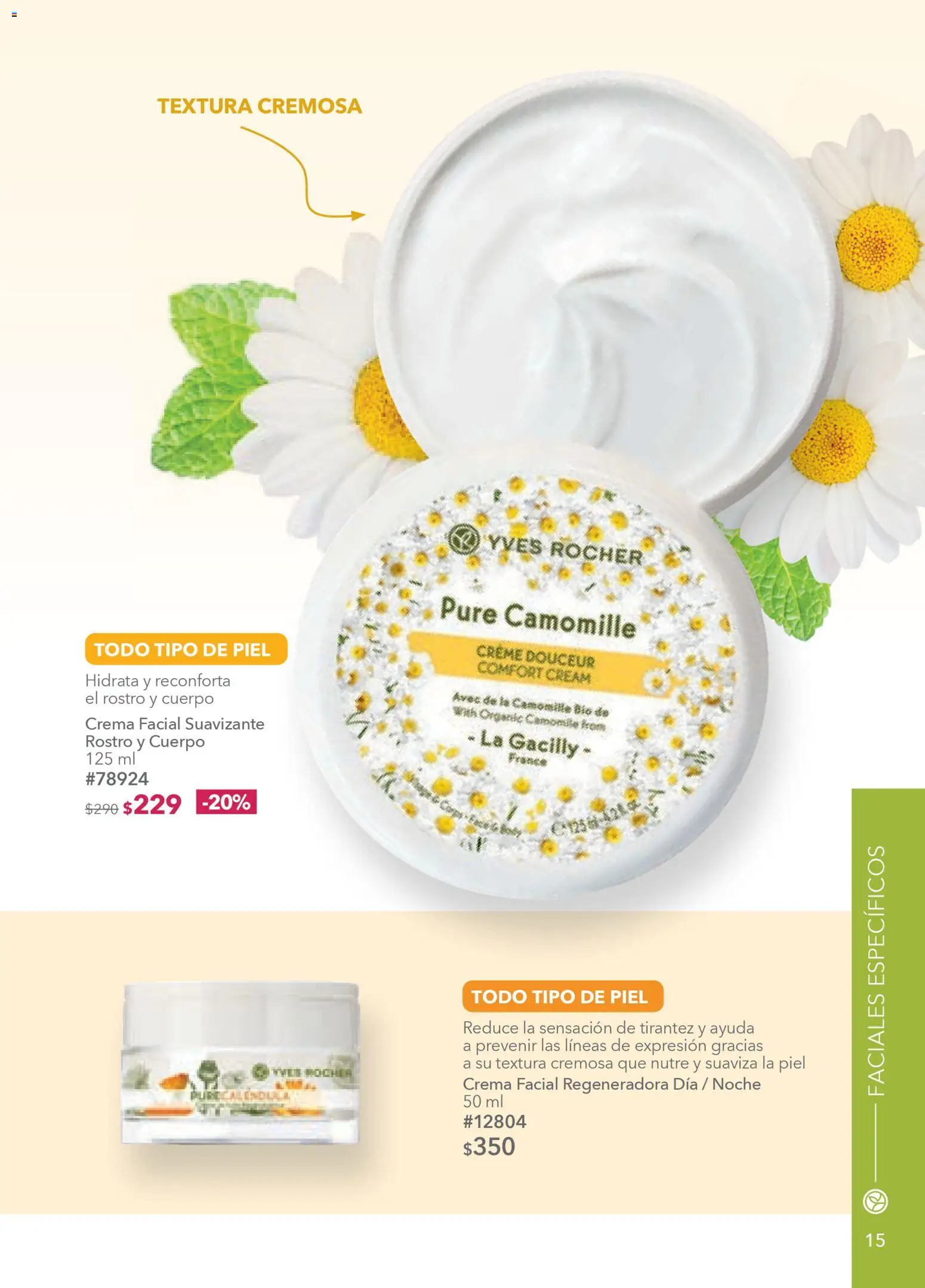 Nuevas ofertas de Yves Rocher válidas en toda la República Mexicana desde el 03.03.2026. ¡Encuentra las mejores ofertas en Yves Rocher campaña 4 2026! | Página: 15 | Productos: Crema, Suavizante