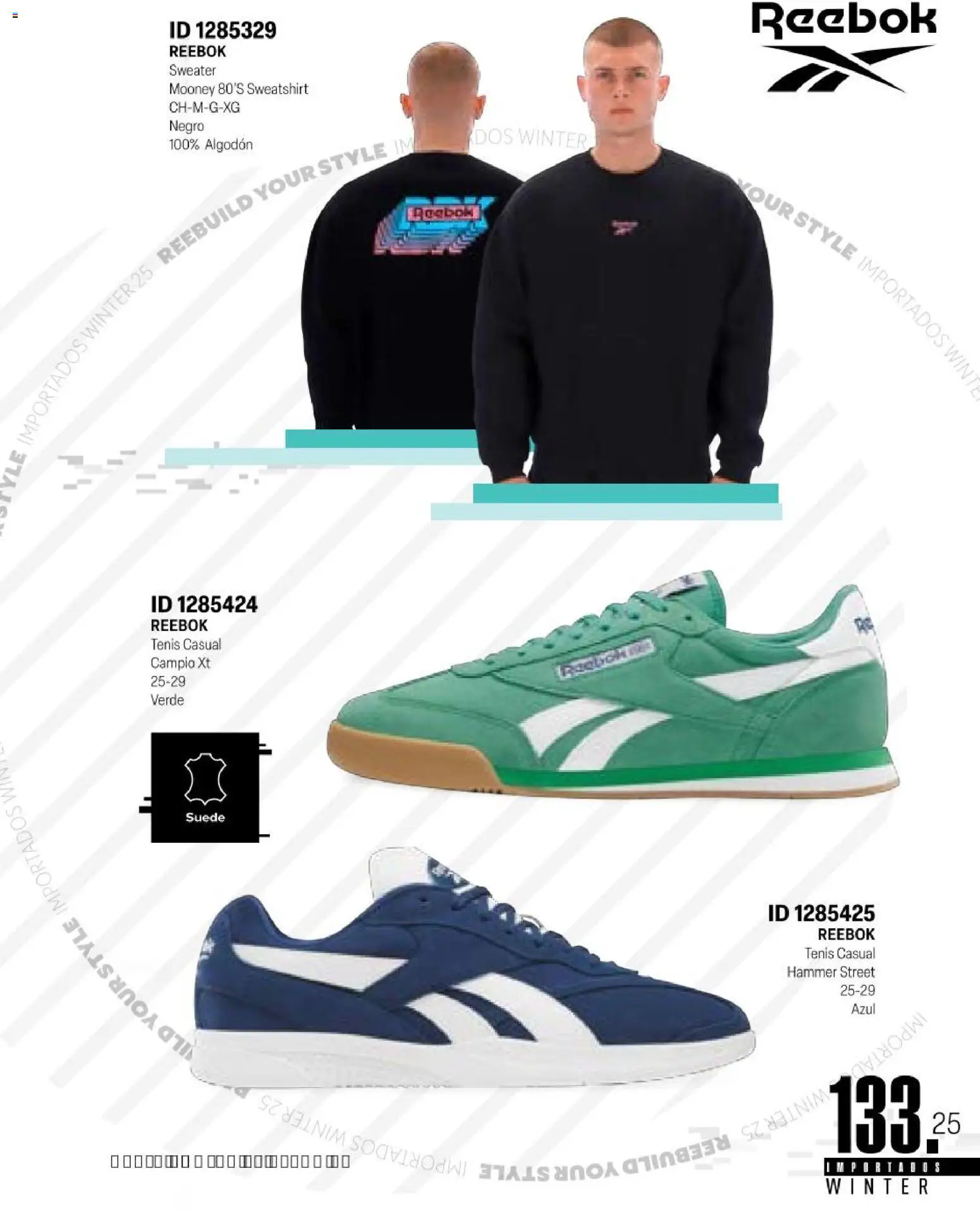 Nuevas ofertas de Price Shoes válidas en toda la República Mexicana desde el 11.11.2025. ¡Encuentra las mejores ofertas en Price Shoes catálogo Importados Winter 2025  ! | Página: 133 | Productos: Tenis, Algodón