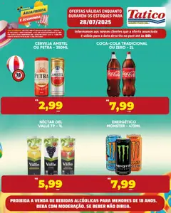 Tatico Folheto - válido de 28.07.2025 | Página: 15 | Produtos: Pó, Leite, Suco, Cerveja