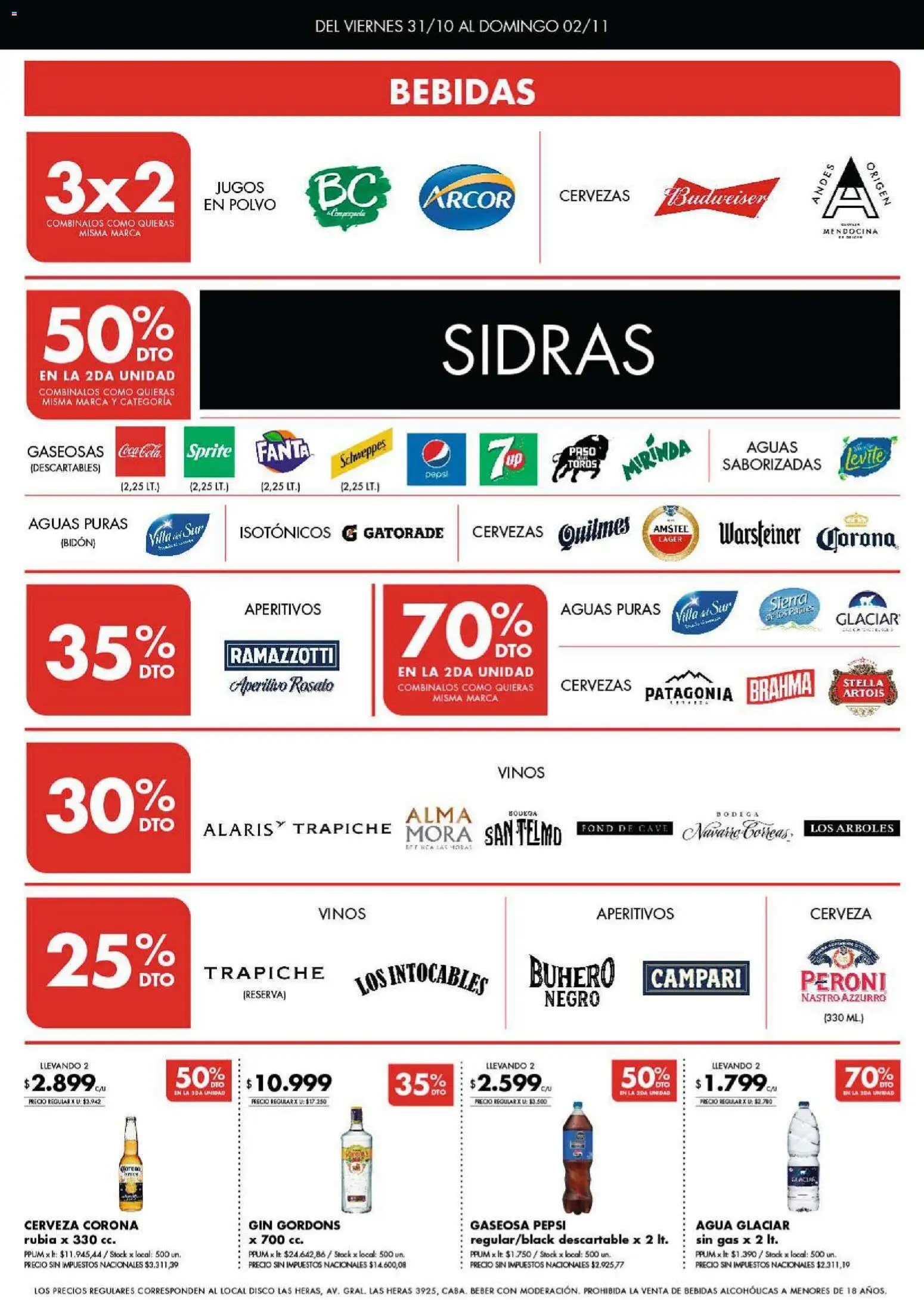 Disco ofertas │ válido desde el 31.10.2025 | Página: 5 | Productos: Disco, Polvo, Gin, Cerveza