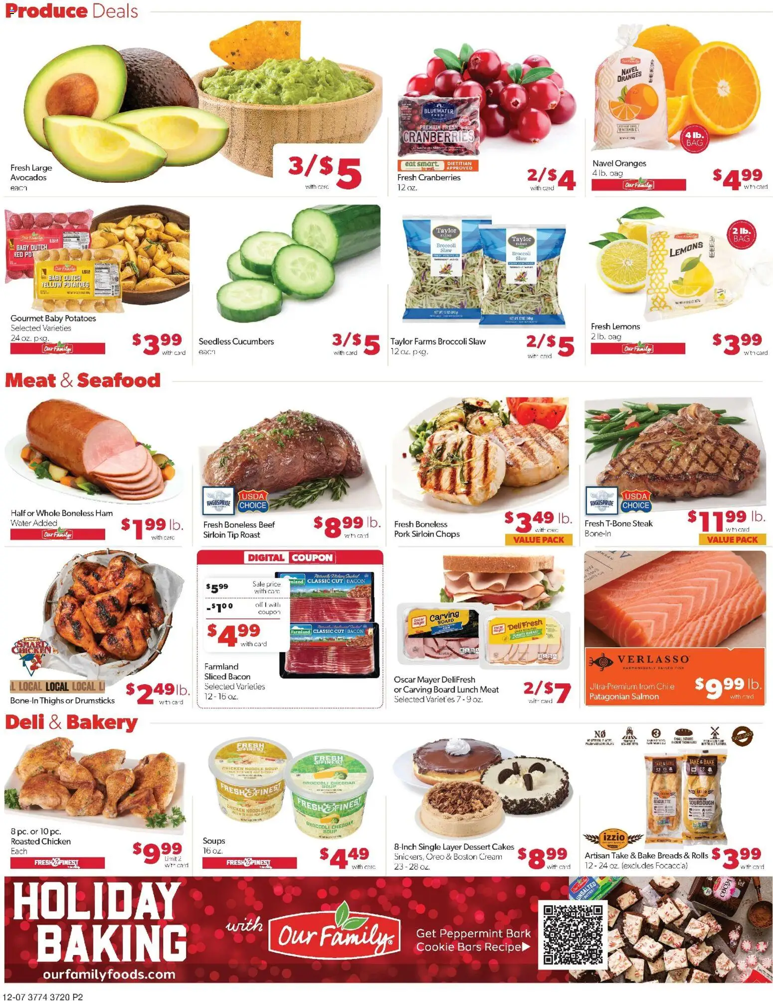 Family Fare Weekly Ad - IA - valid from 07.12.2025 | Page: 2 | Products: Vitamin, Broccoli, Cream, Seafood