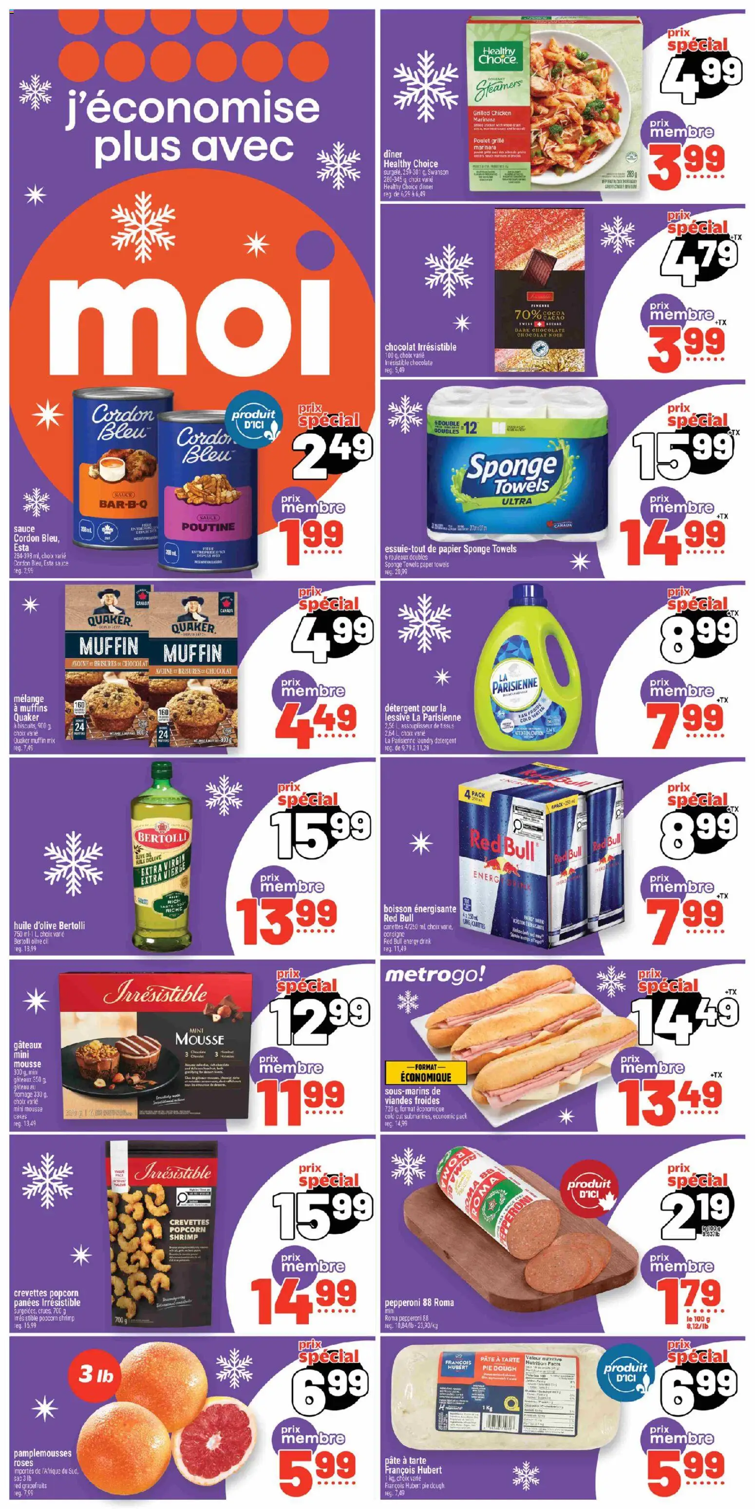 Metro flyer valid from 25.12.2025 | Page: 17 | Products: Sponge, Detergent, Chocolate, Chicken