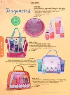 Nuevas ofertas de Andrea válidas en toda la República Mexicana desde el 14.09.2025. ¡Encuentra las mejores ofertas en Andrea - Catálogo Fall Fashion Packs! | Página: 24 | Productos: Perfume, Crema corporal, Jabón, Gel de ducha