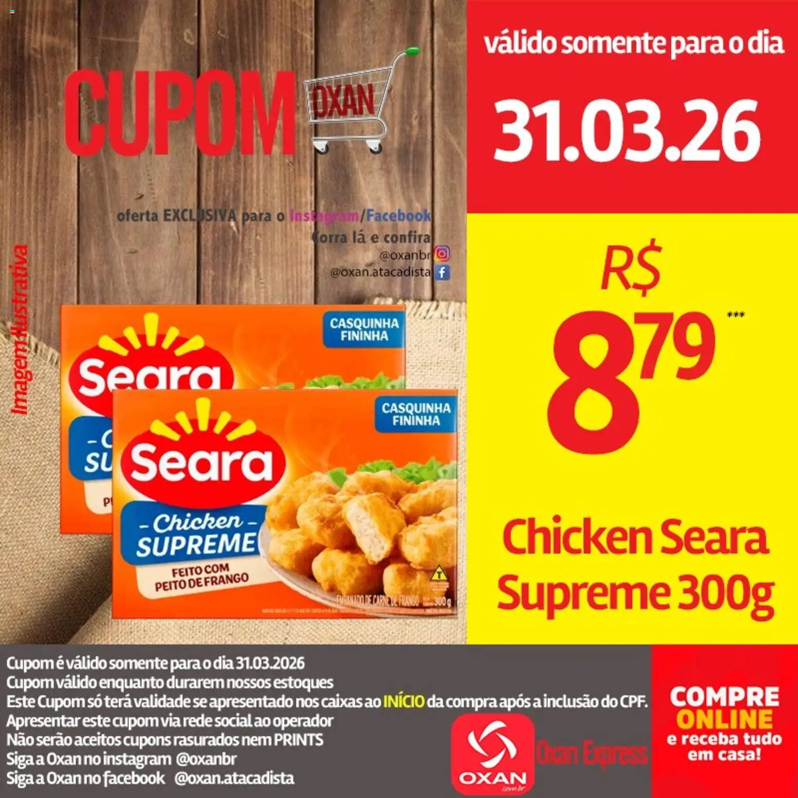 Oxan Atacadista Folheto - válido de 31.03.2026 | Página: 14 | Produtos: Carne de frango, Carne, Frango, Peito de frango