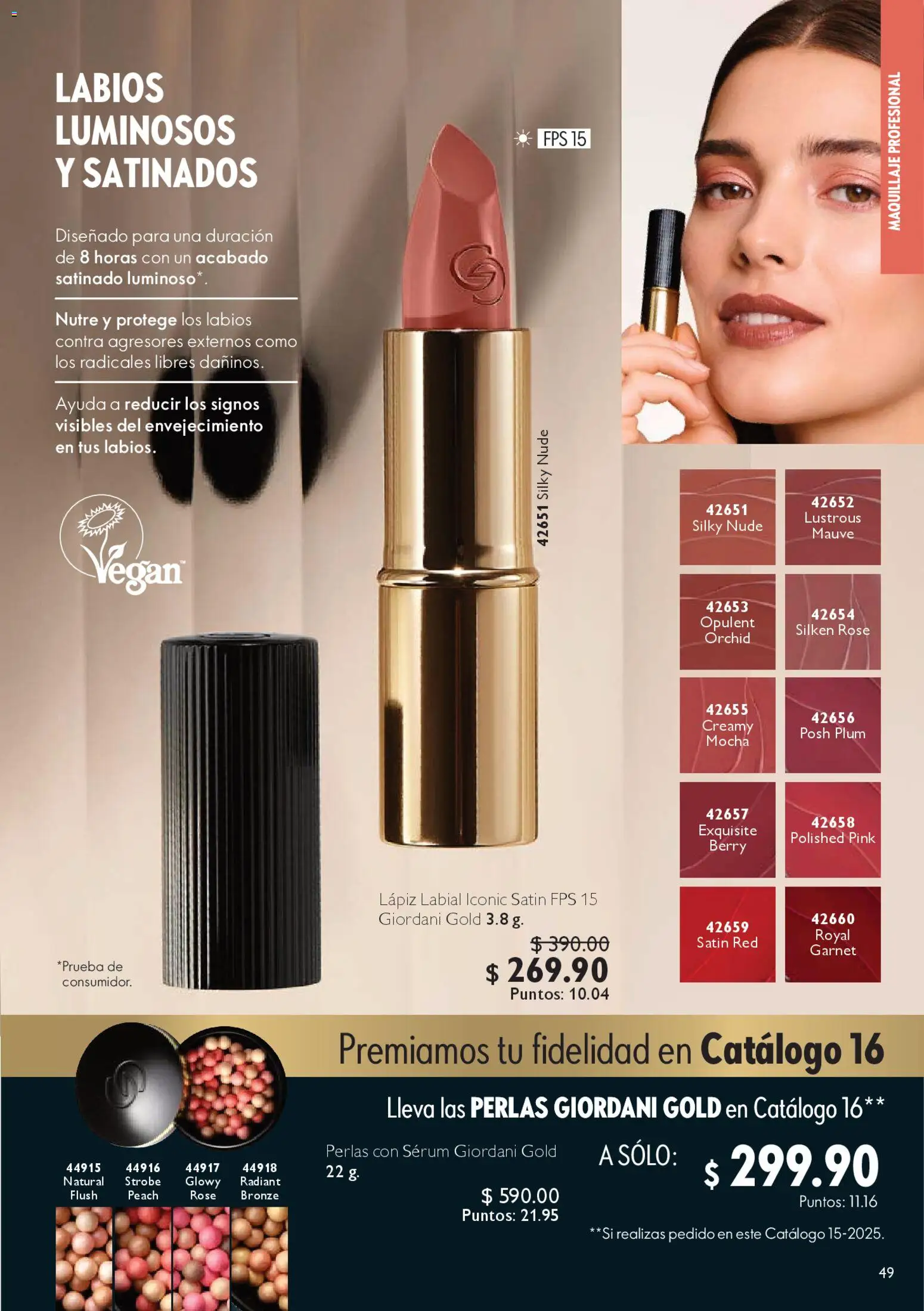 Nuevas ofertas de Oriflame válidas en toda la República Mexicana desde el 25.10.2025. ¡Encuentra las mejores ofertas en Oriflame Buen Fin! | Página: 49 | Productos: Serum, Maquillaje, Lápiz labial