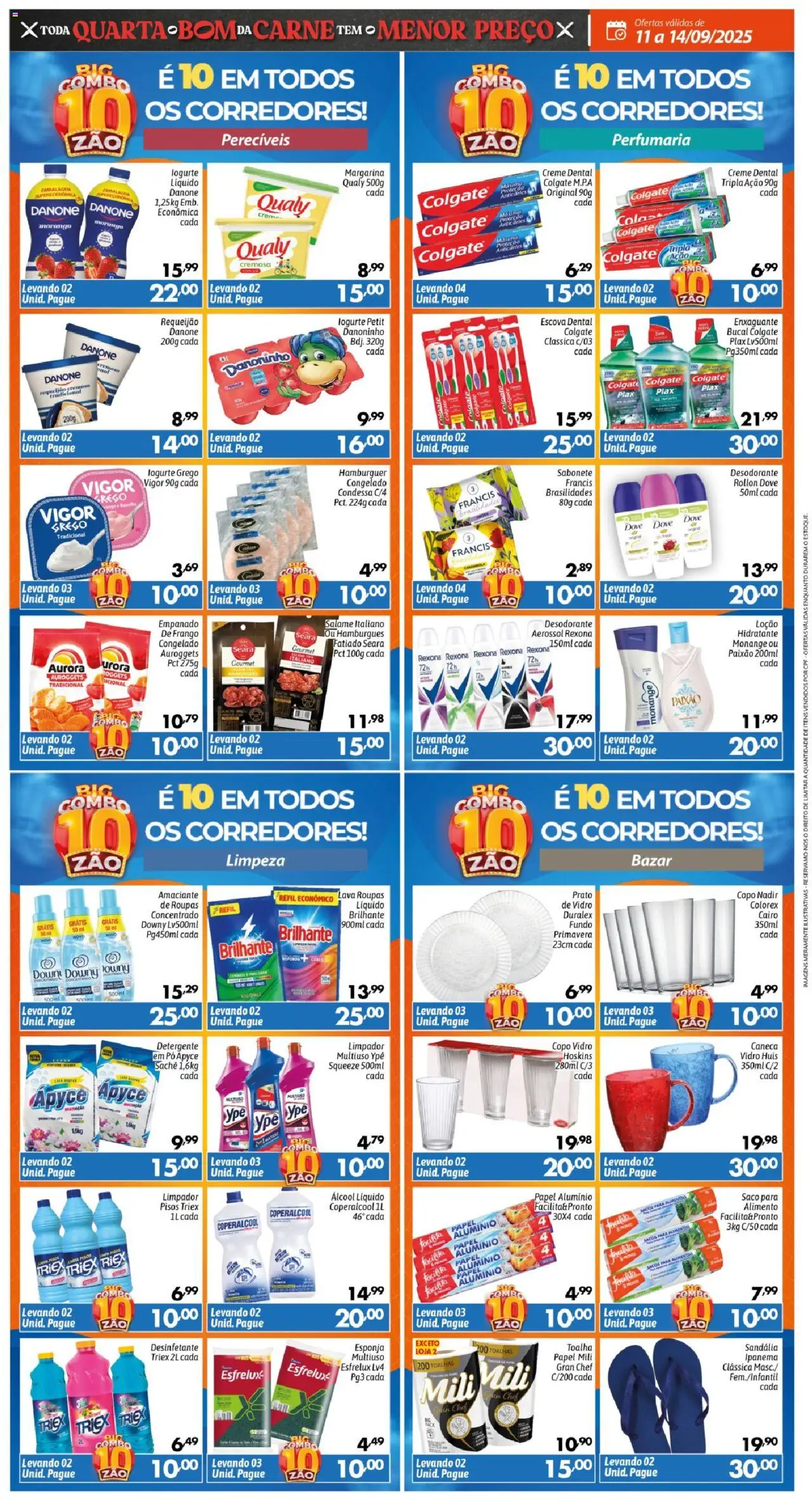 Big Compra Folheto - válido de 11.09.2025 | Página: 3 | Produtos: Pó, Carne, Amaciante, Desinfetante