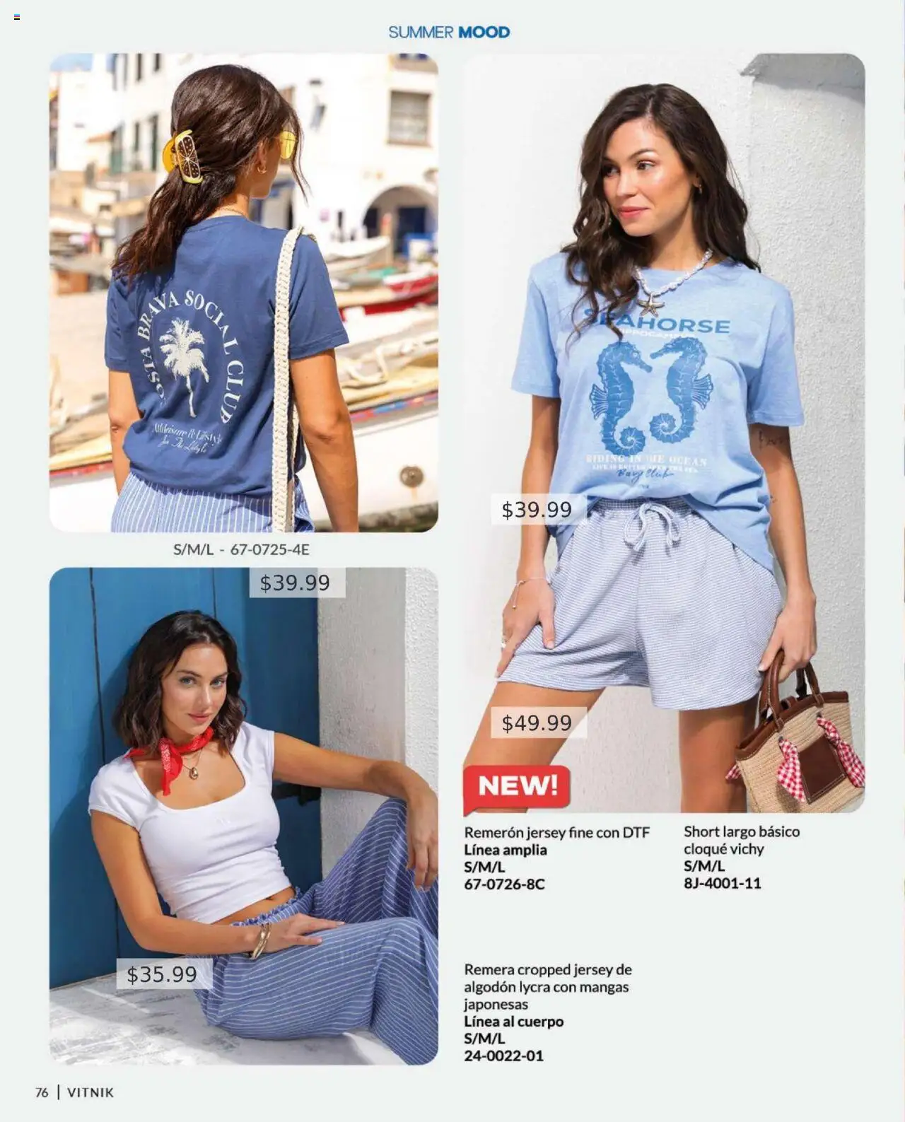 Vitnik catálogo │ válido desde el 07.10.2025 | Página: 76 | Productos: Remera, Algodón, Short