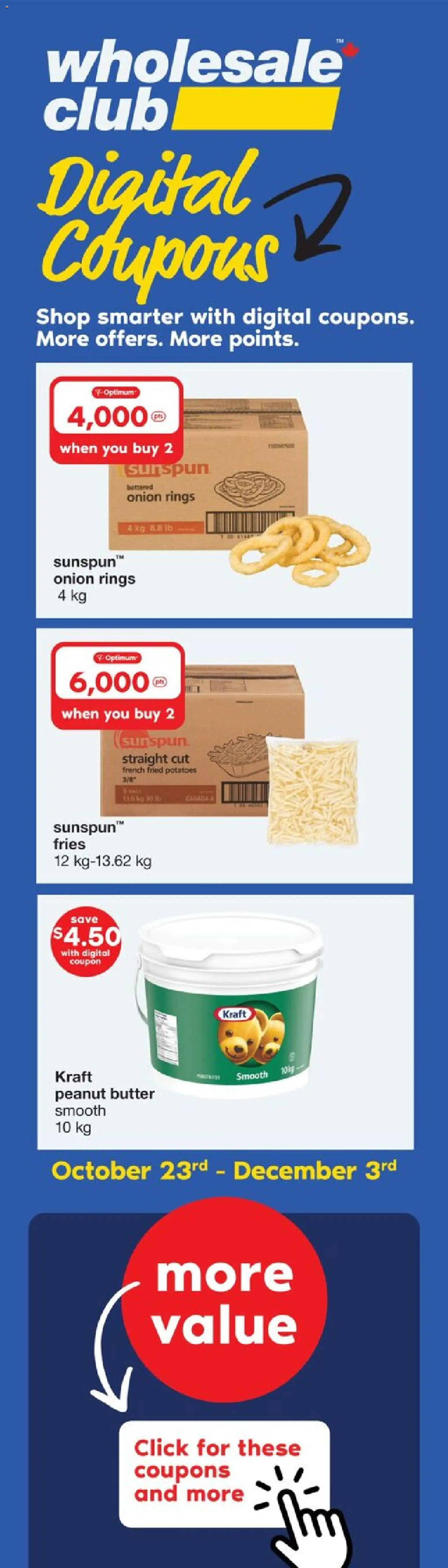 Wholesale Club flyer valid from 13.11.2025 | Page: 4 | Products: Potatoes, Butter