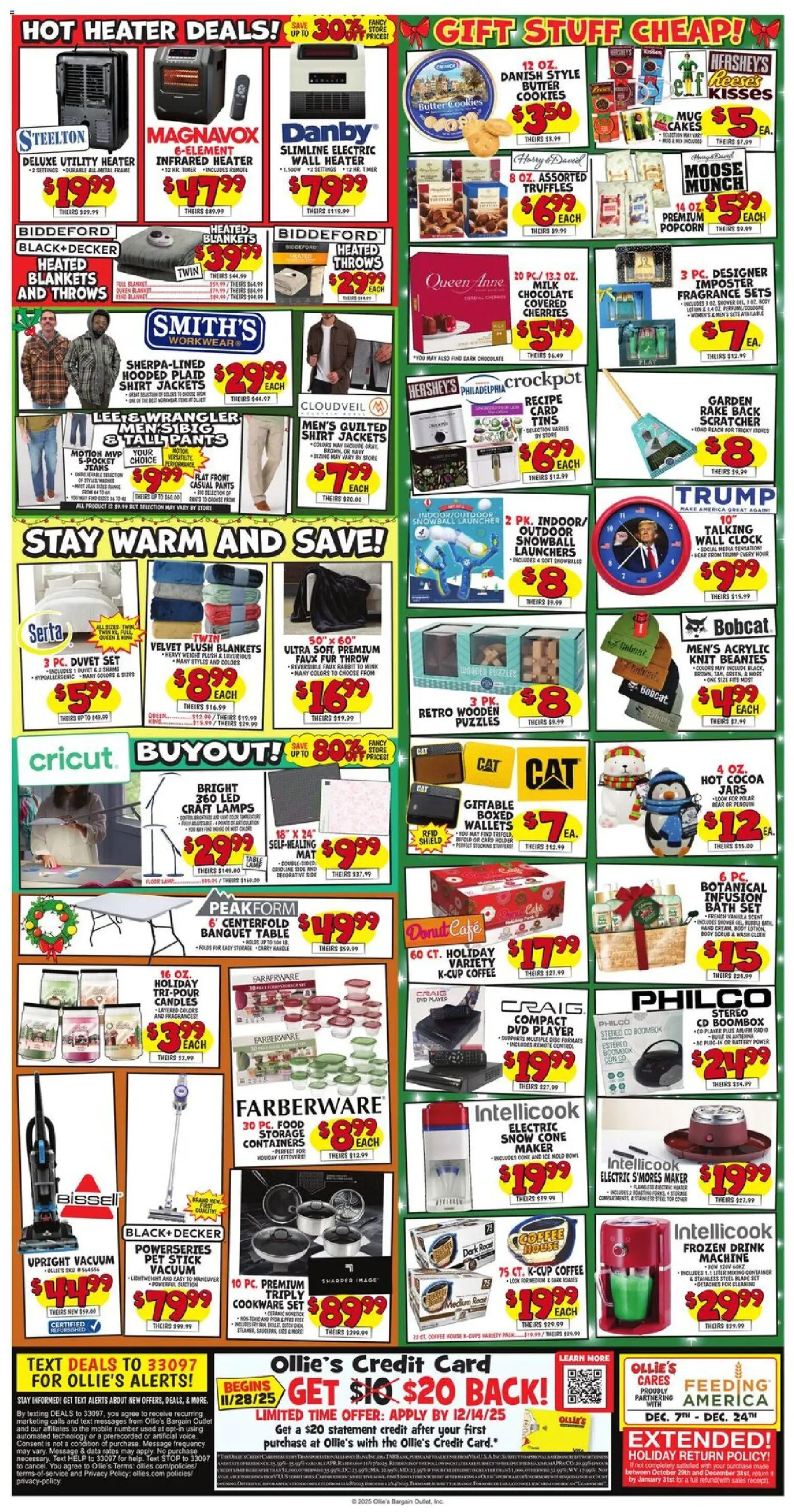 Ollie's Weekly Ad - valid from 10.12.2025 | Page: 2 | Products: Workwear, Blanket, Shower gel, Pants