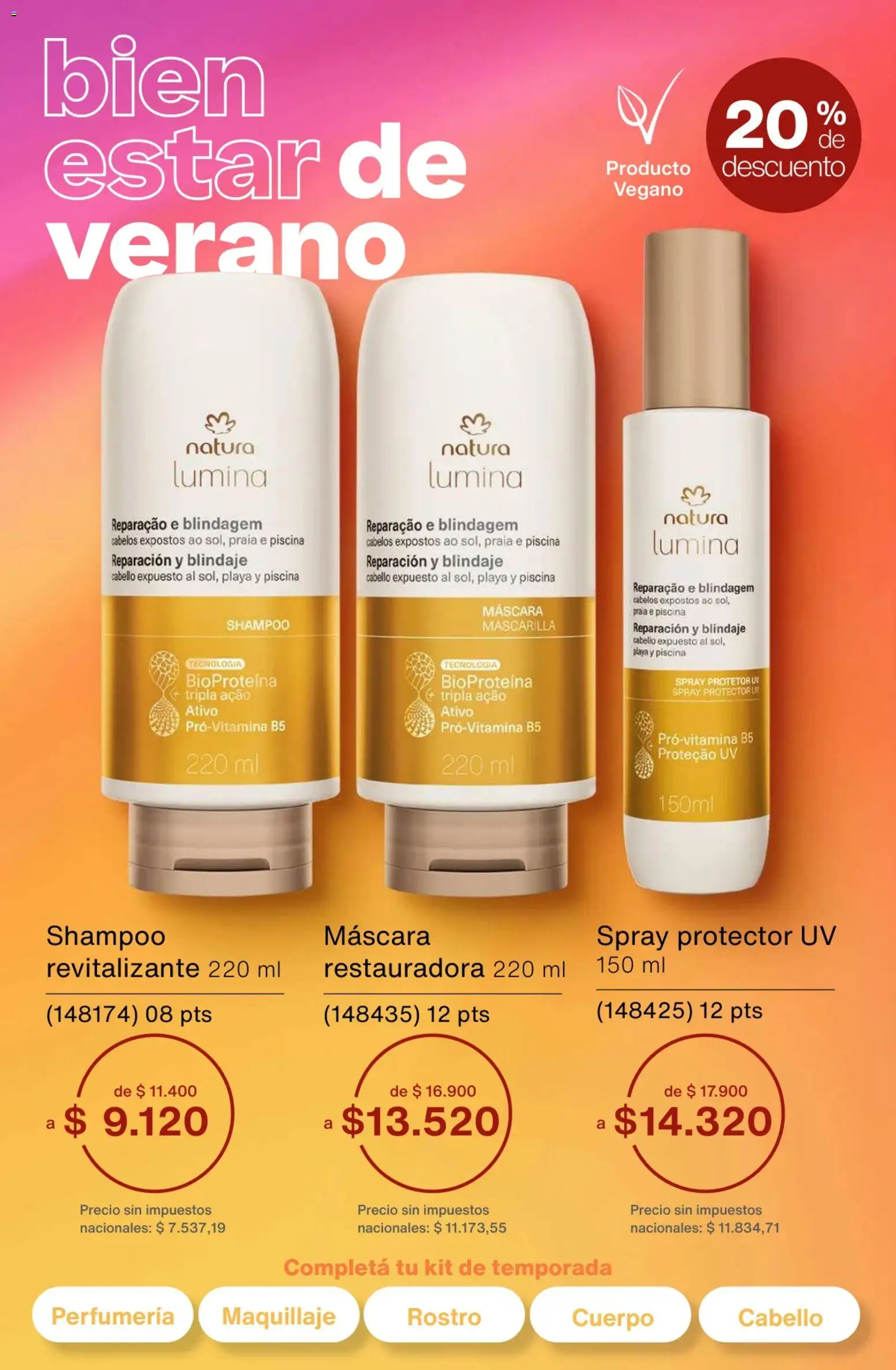 Catálogo Natura Ciclo 1/2026 │ válido desde el 06.01.2026 | Página: 225 | Productos: Mascarilla, Maquillaje, Máscara, Shampoo