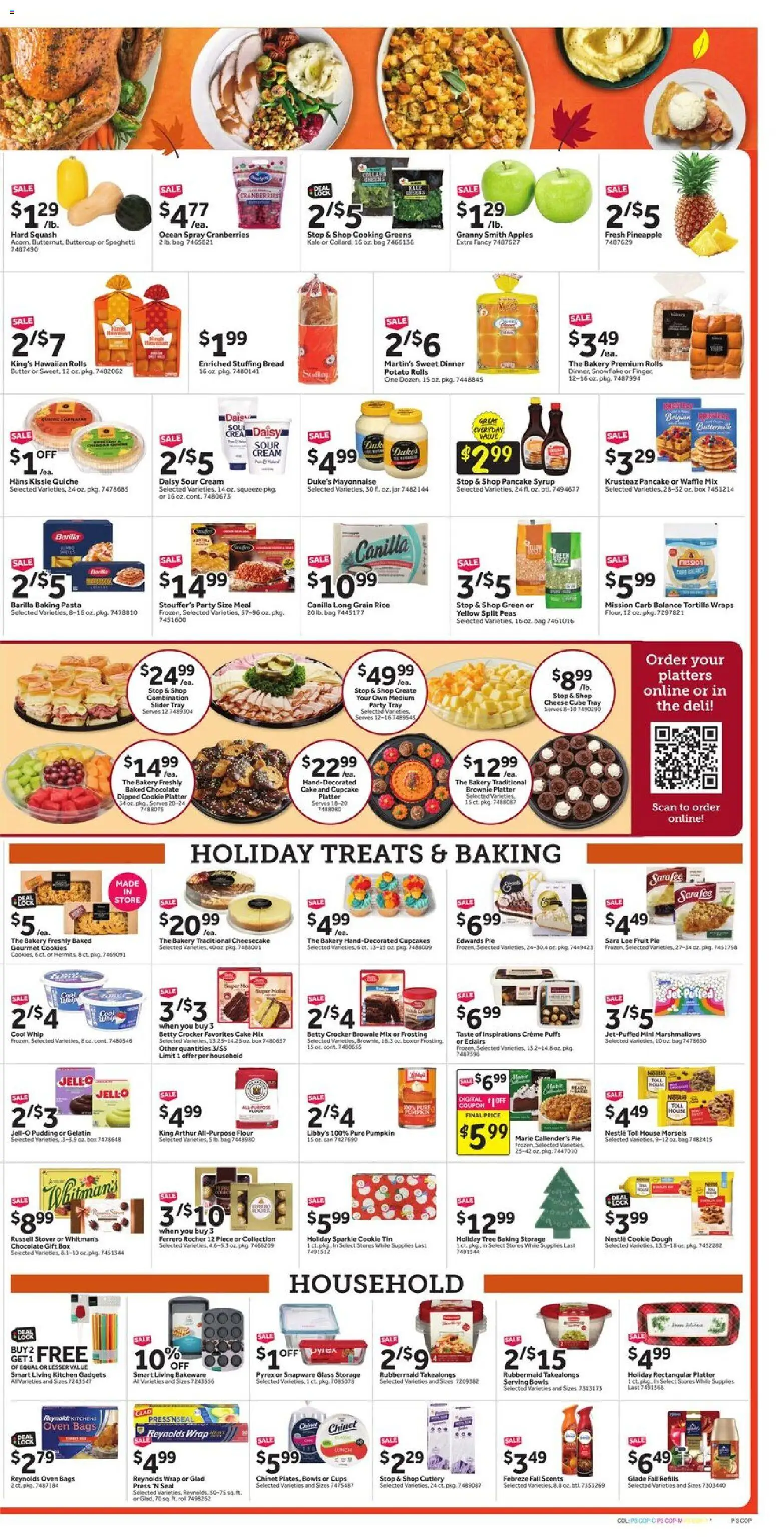 Stop & Shop Weekly Circular - NY - valid from 21.11.2025 | Page: 5 | Products: Box, Apples, Pineapple, Pumpkin